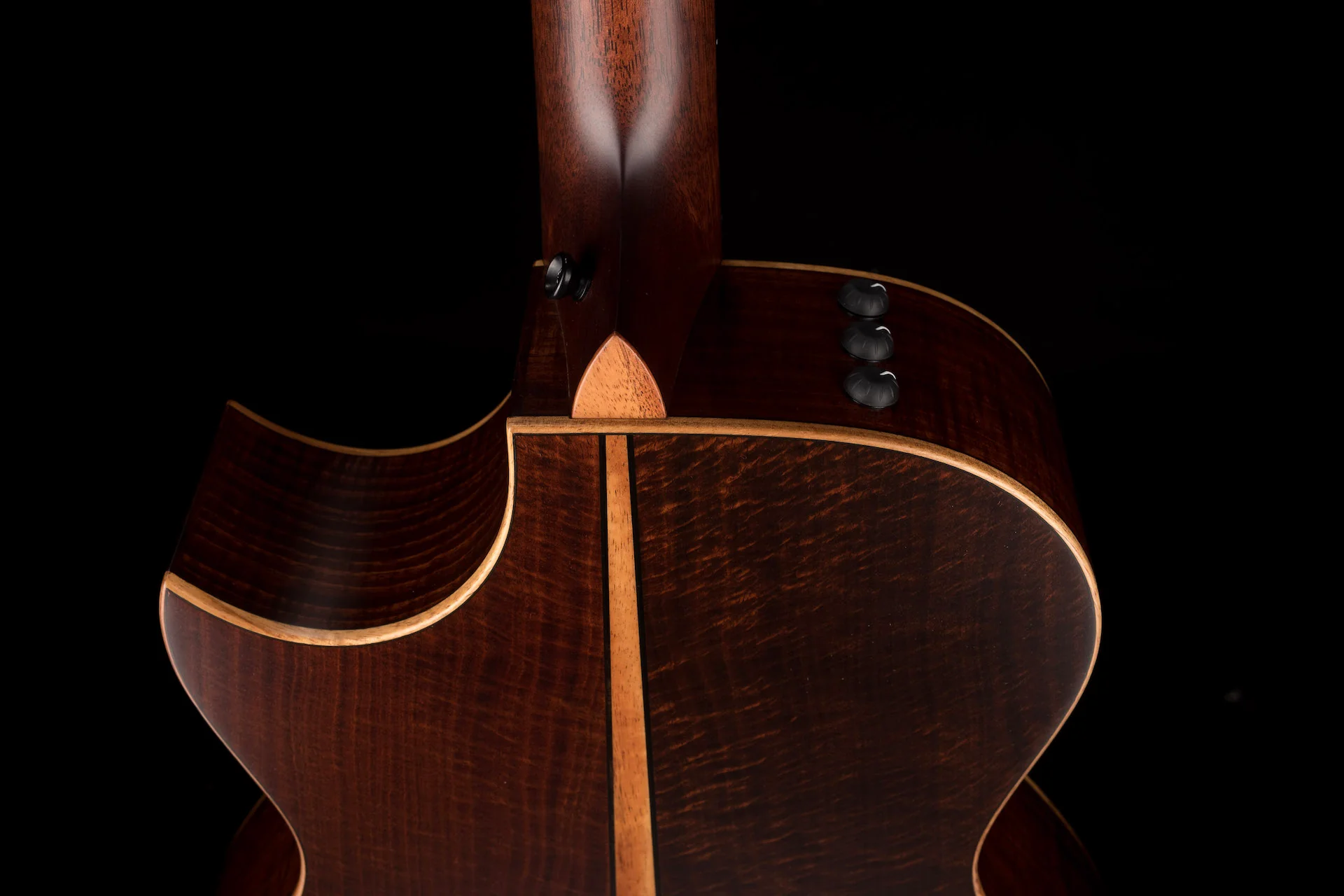Taylor Custom Catch Event Grand Concert 12 Fret Figured Blackwood - Catch Event # 37 with Case - Image 16