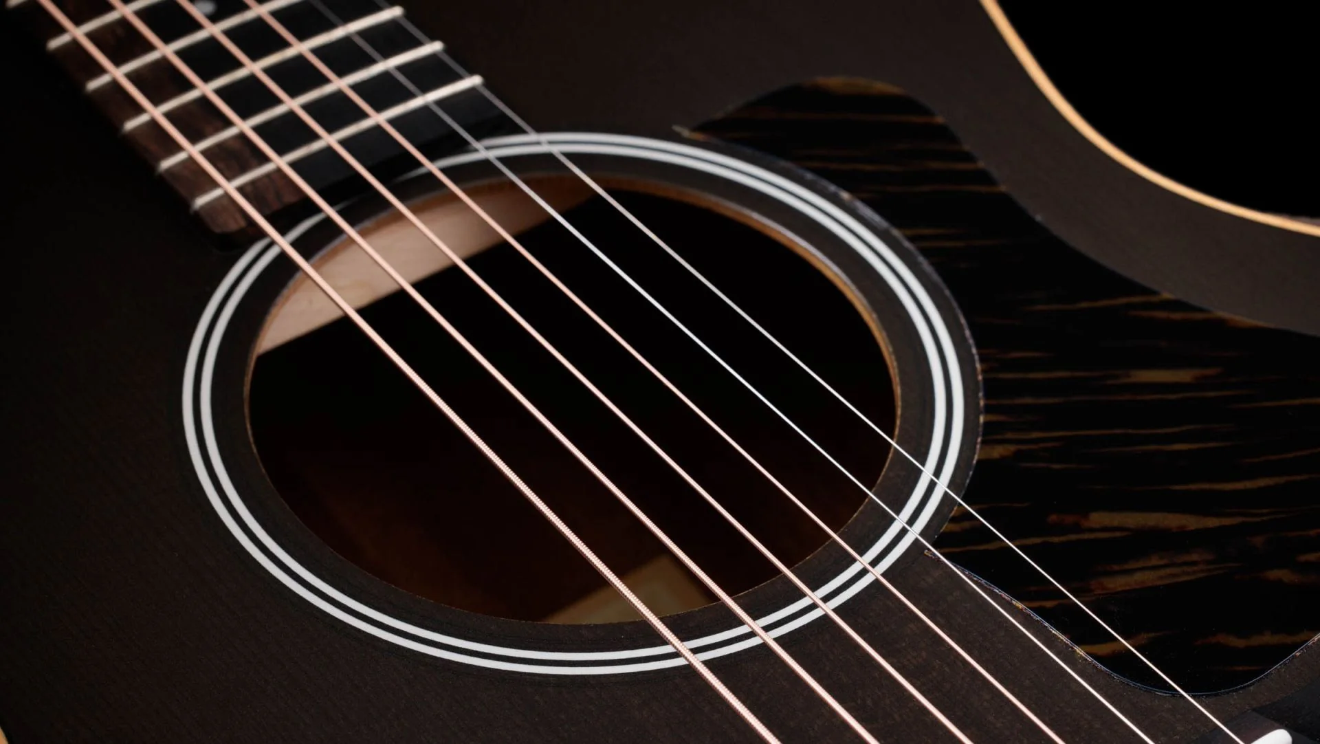 Taylor GS Mini-e Special Edition Transparent Black Acoustic Electric Guitar With Gig Bag - Image 4