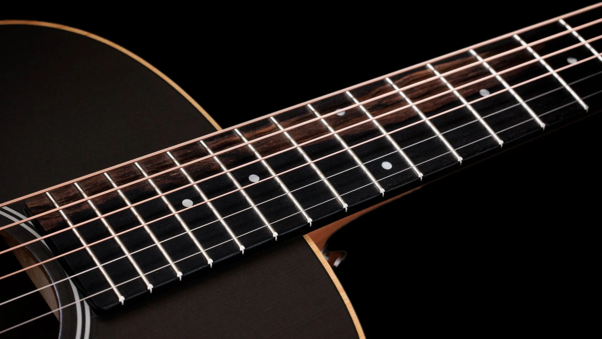 Taylor GS Mini-e Special Edition Transparent Black Acoustic Electric Guitar With Gig Bag - Image 6