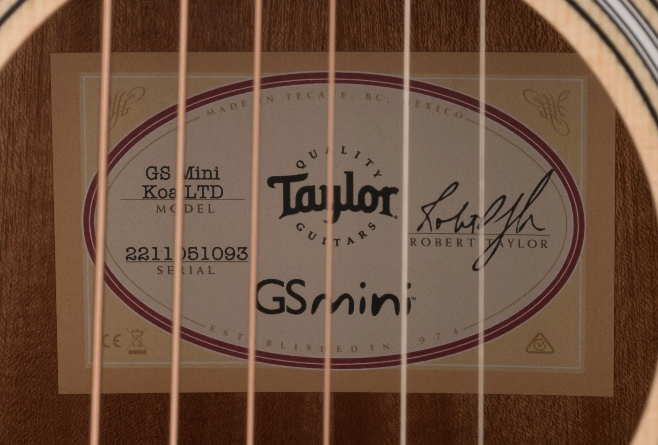 Taylor GS Mini Koa LTD Acoustic Guitar With Bag - Image 8