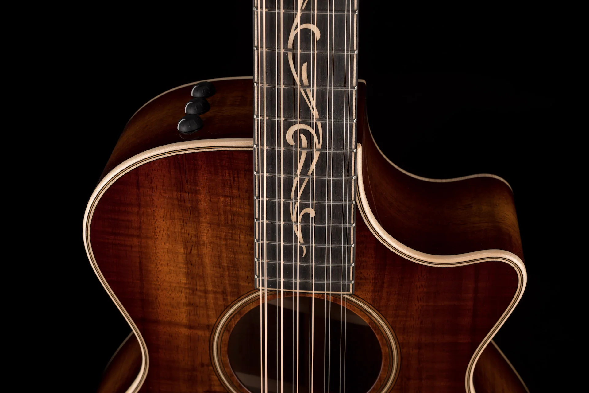 Taylor K62ce LTD Koa 12-string Acoustic Electric Guitar With Case - Image 3