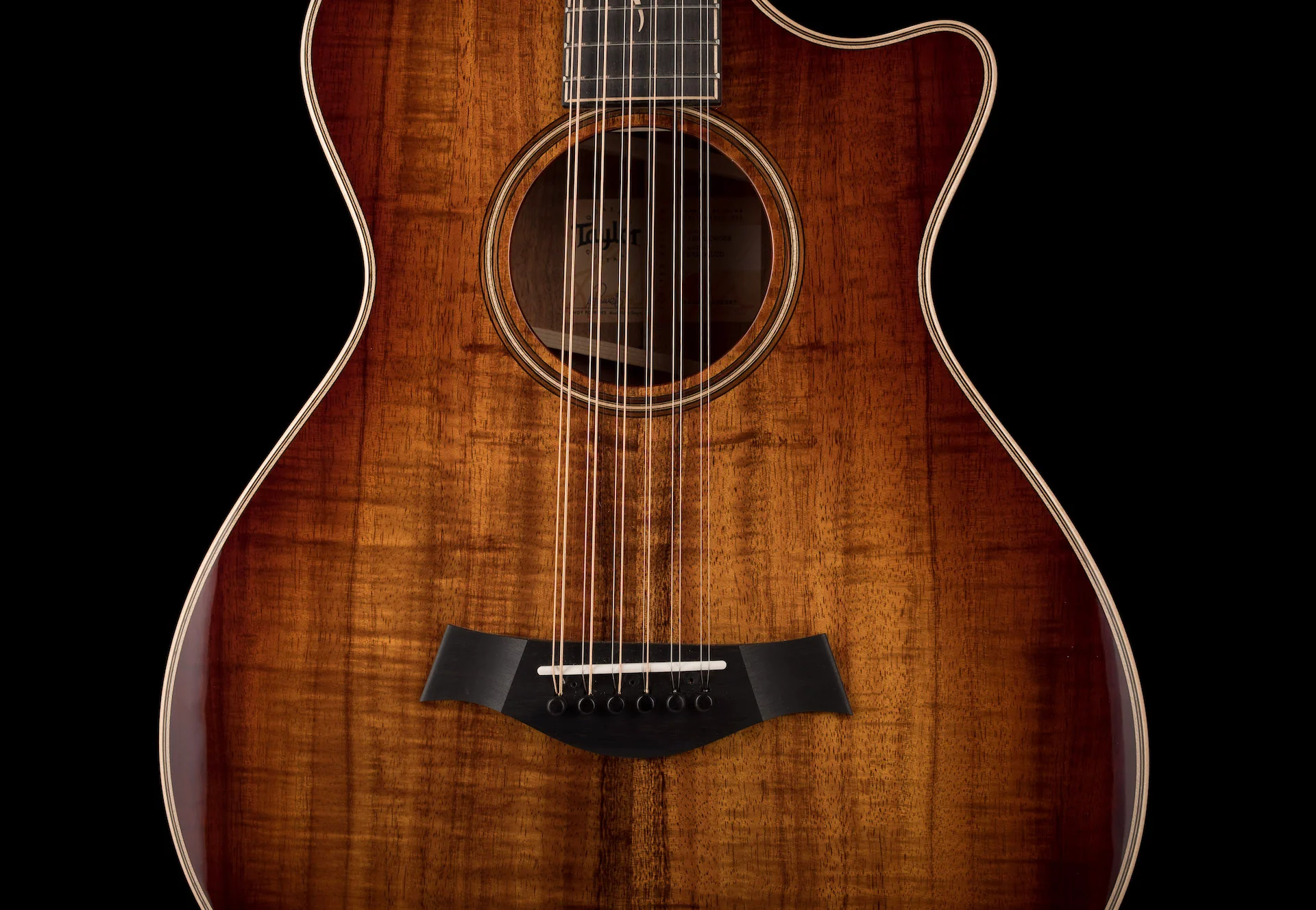 Taylor K62ce LTD Koa 12-string Acoustic Electric Guitar With Case - Image 6