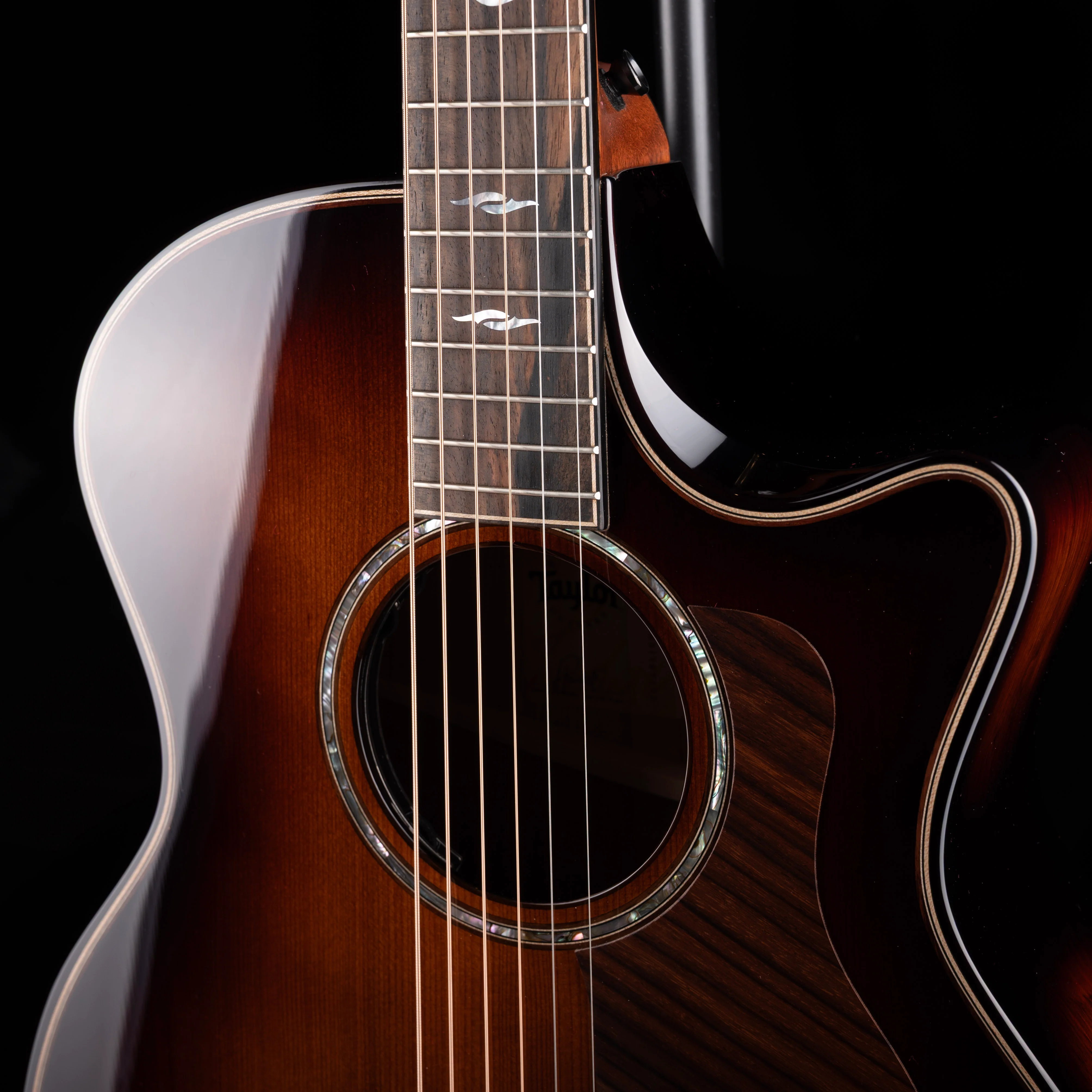 Taylor Next Generation Builder's Edition 814ce Shaded Edgeburst Acoustic Electric Guitar With Case - Image 5