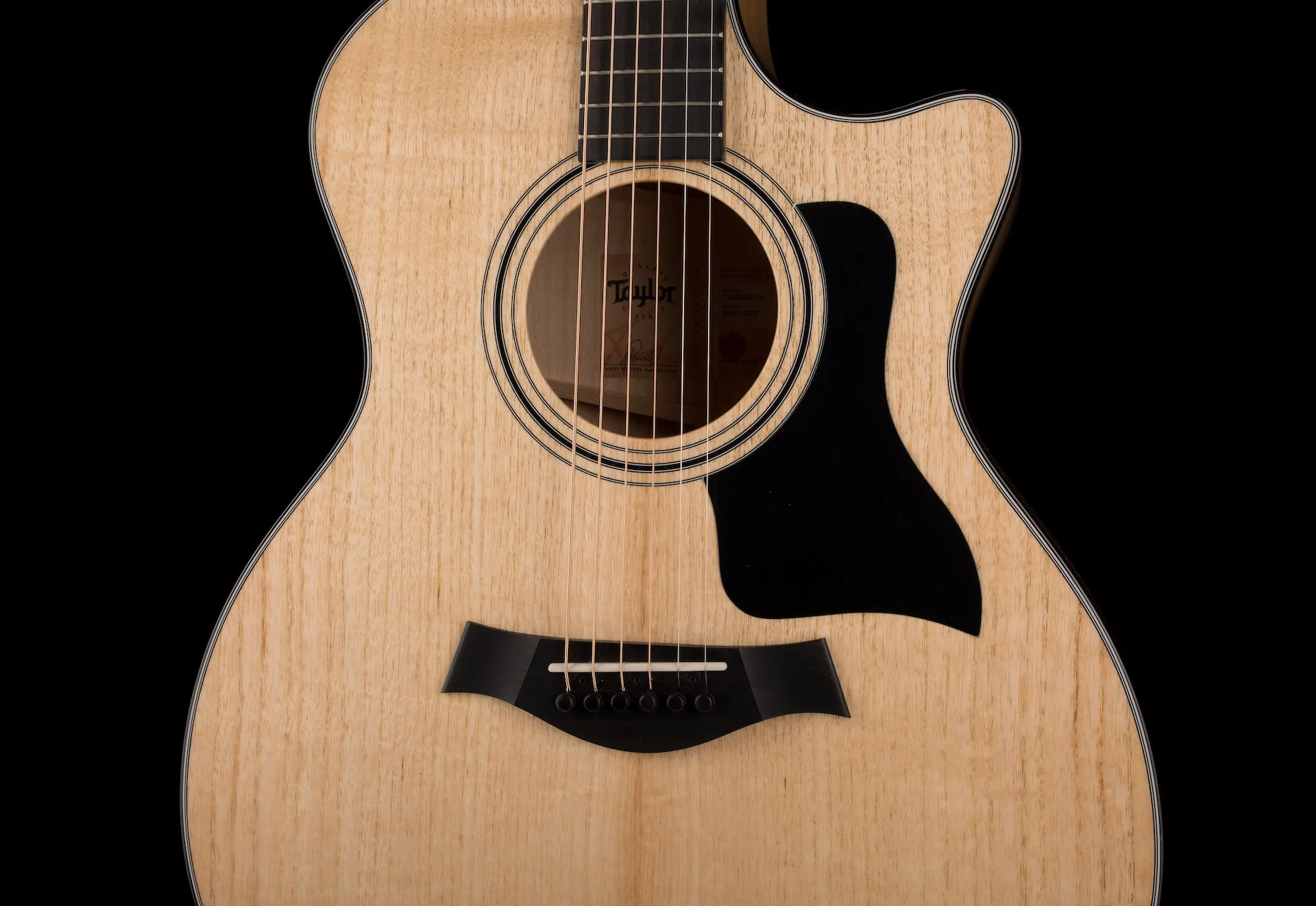 Taylor Urban Ash 424CE LTD Acoustic Electric Guitar With Case - Image 6