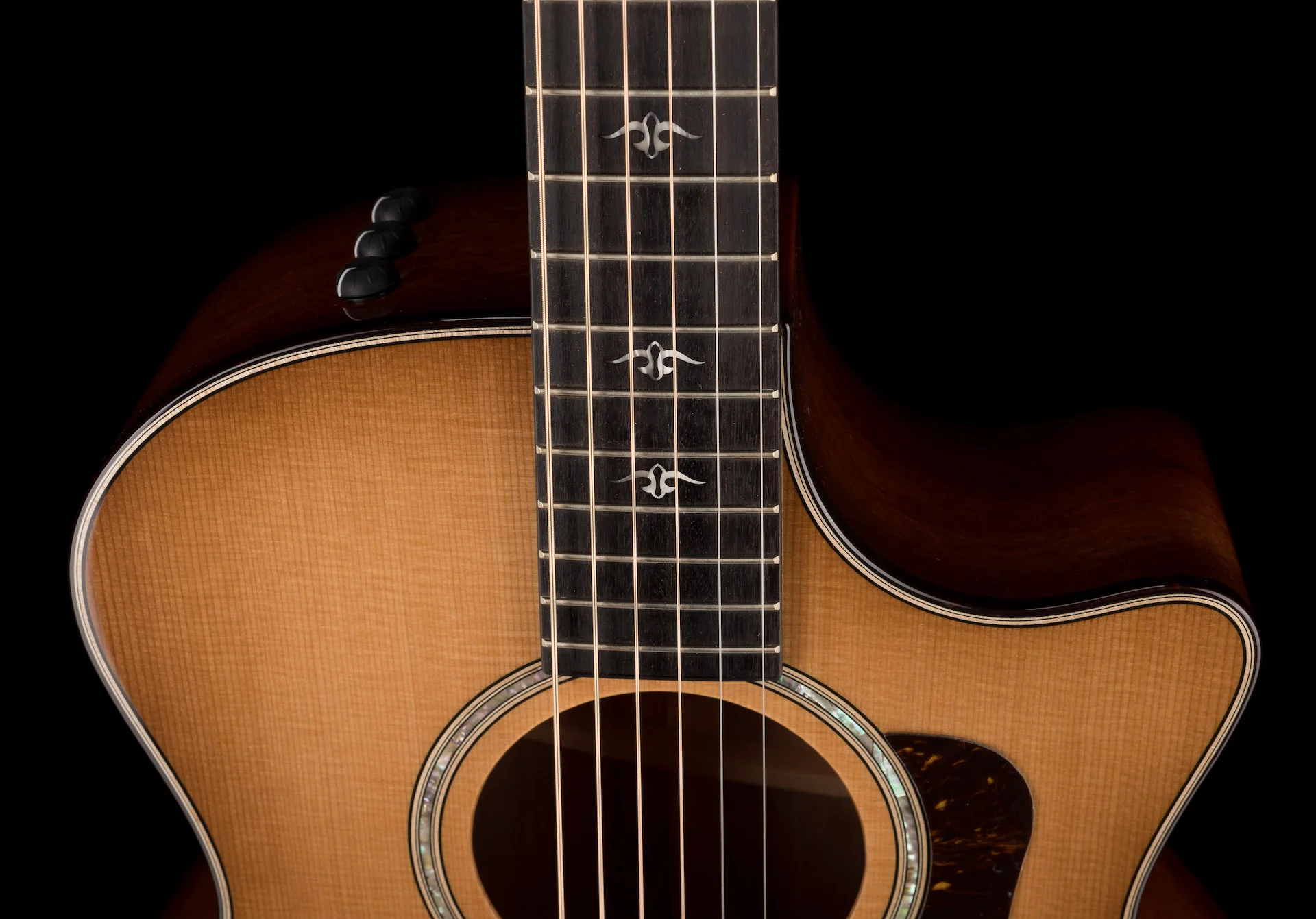 Taylor Urban Ironbark 514ce Acoustic Electric Guitar With Case - Demo - Image 4