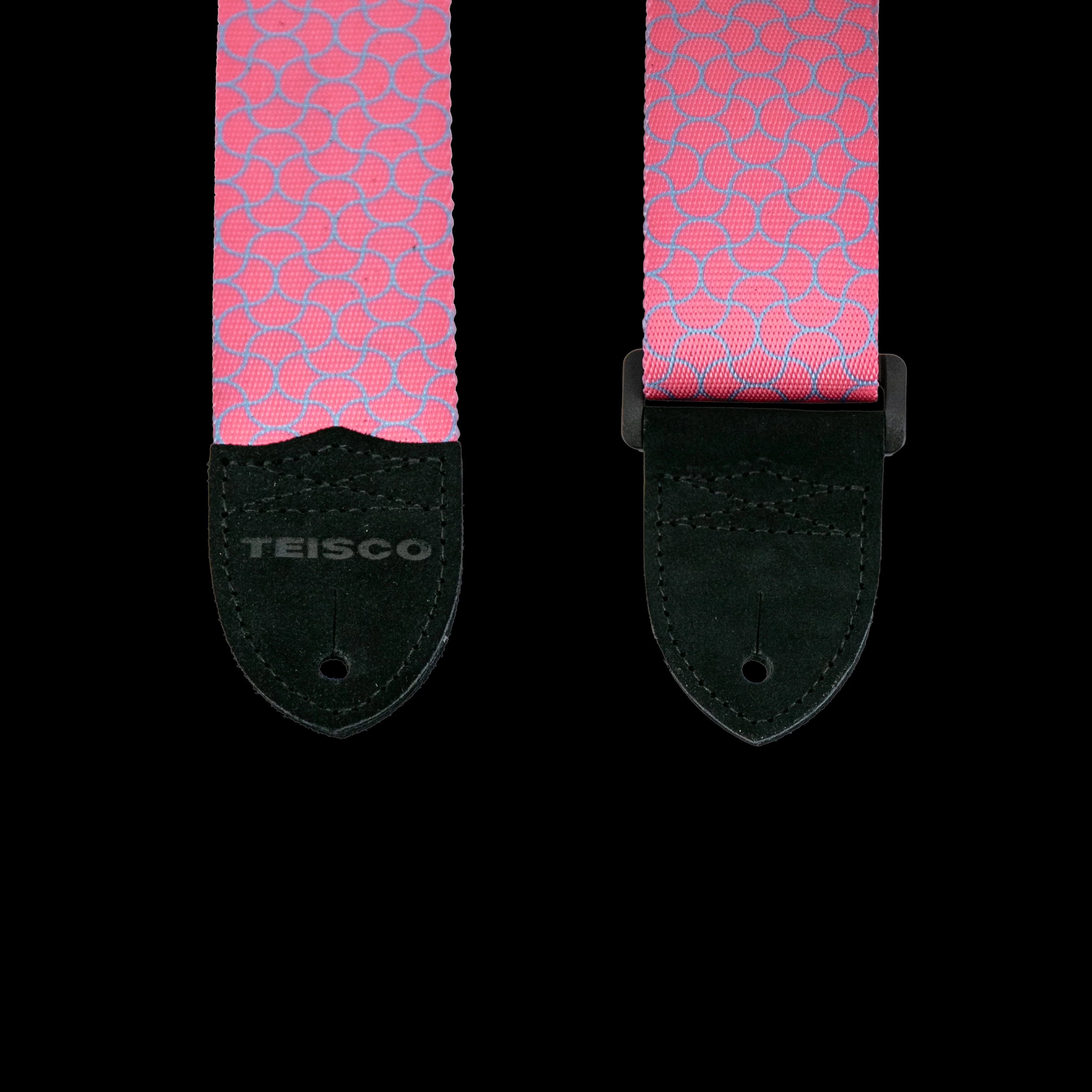 Teisco Polyester Guitar Strap Pink - Image 2