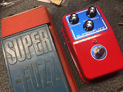 Tru-Fi Super Fuzz V2 Guitar Pedal Red - Image 2