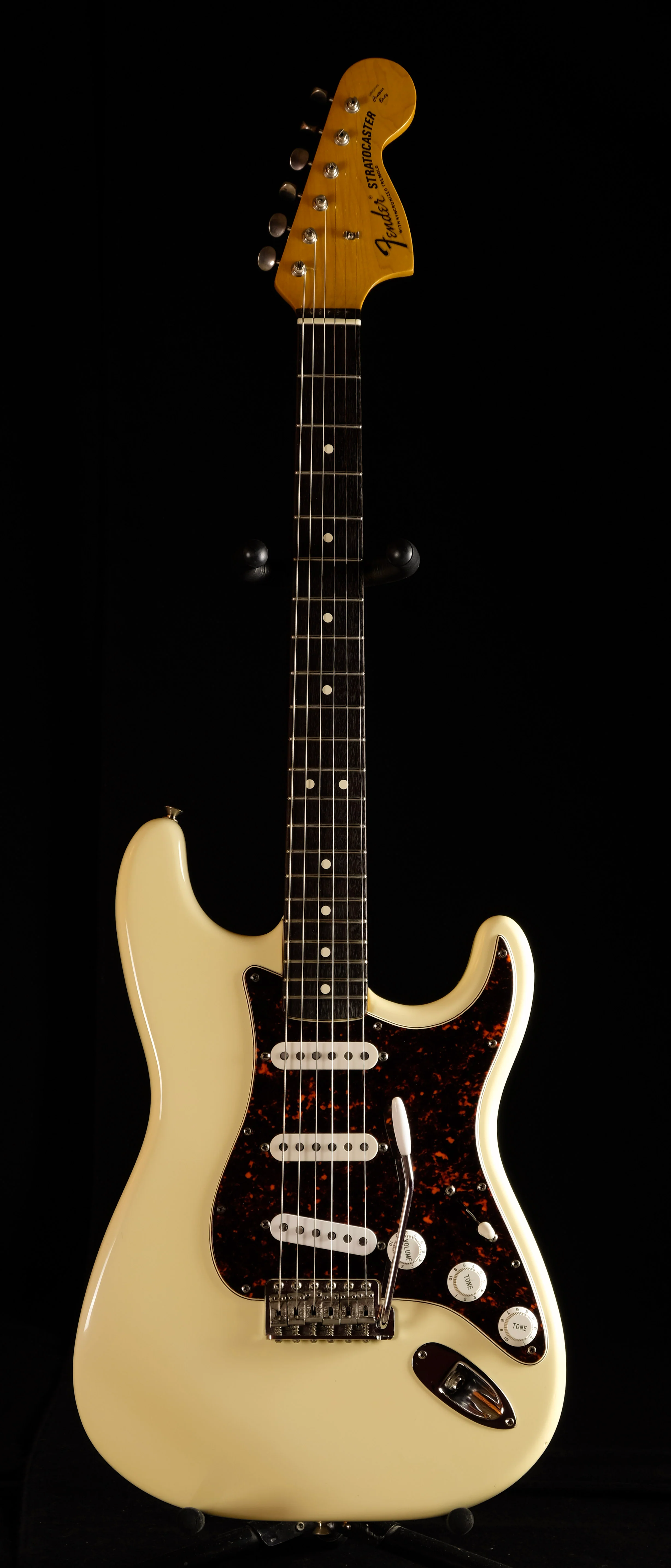 Used 1991 Fender Custom Shop 1969 Reissue Stratocaster Olympic White Electric Guitar With HSC - Image 2
