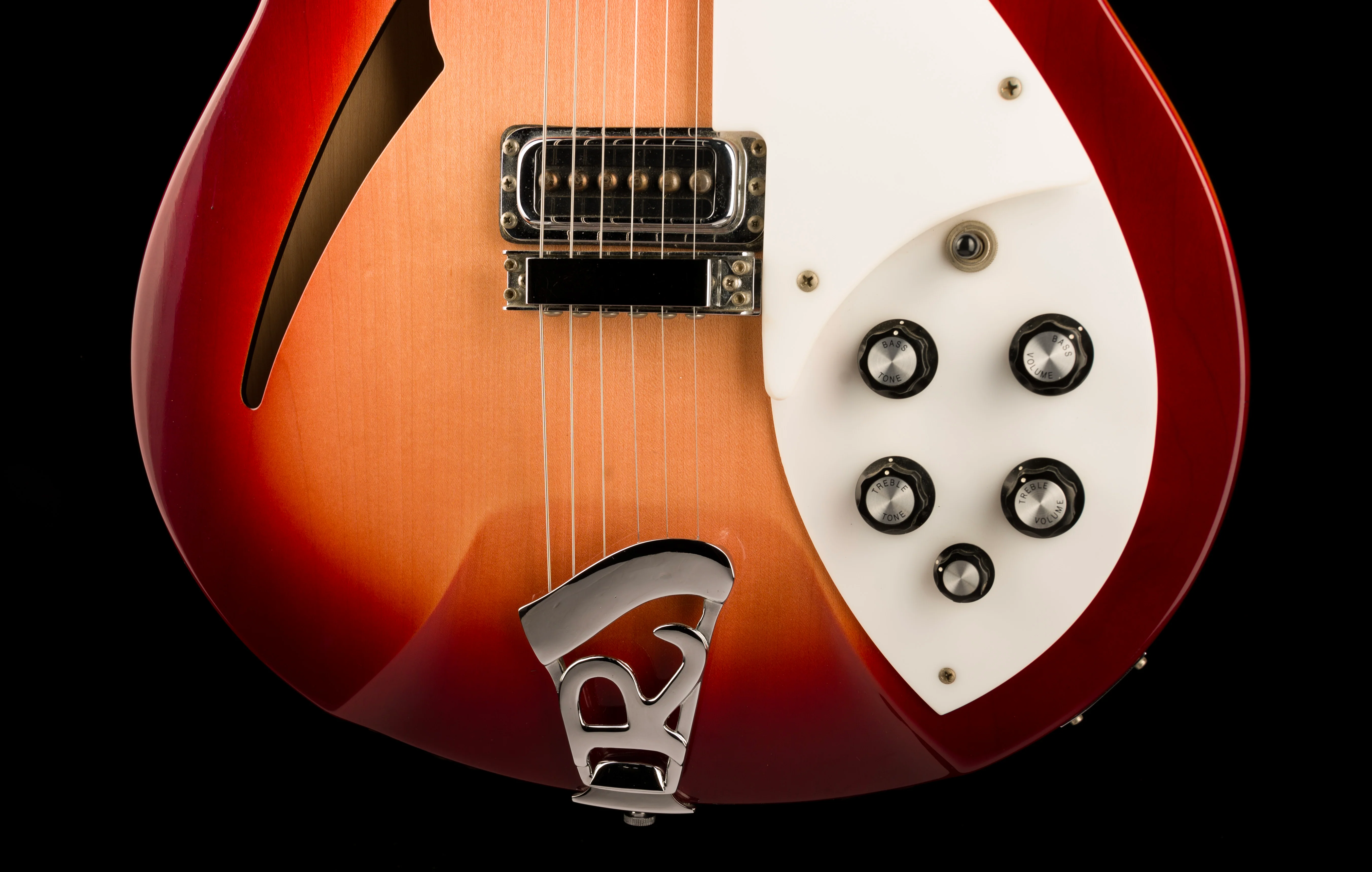 Used 1994 Rickenbacker 330FG Fireglo Semi Hollow Guitar With OHSC - Image 5