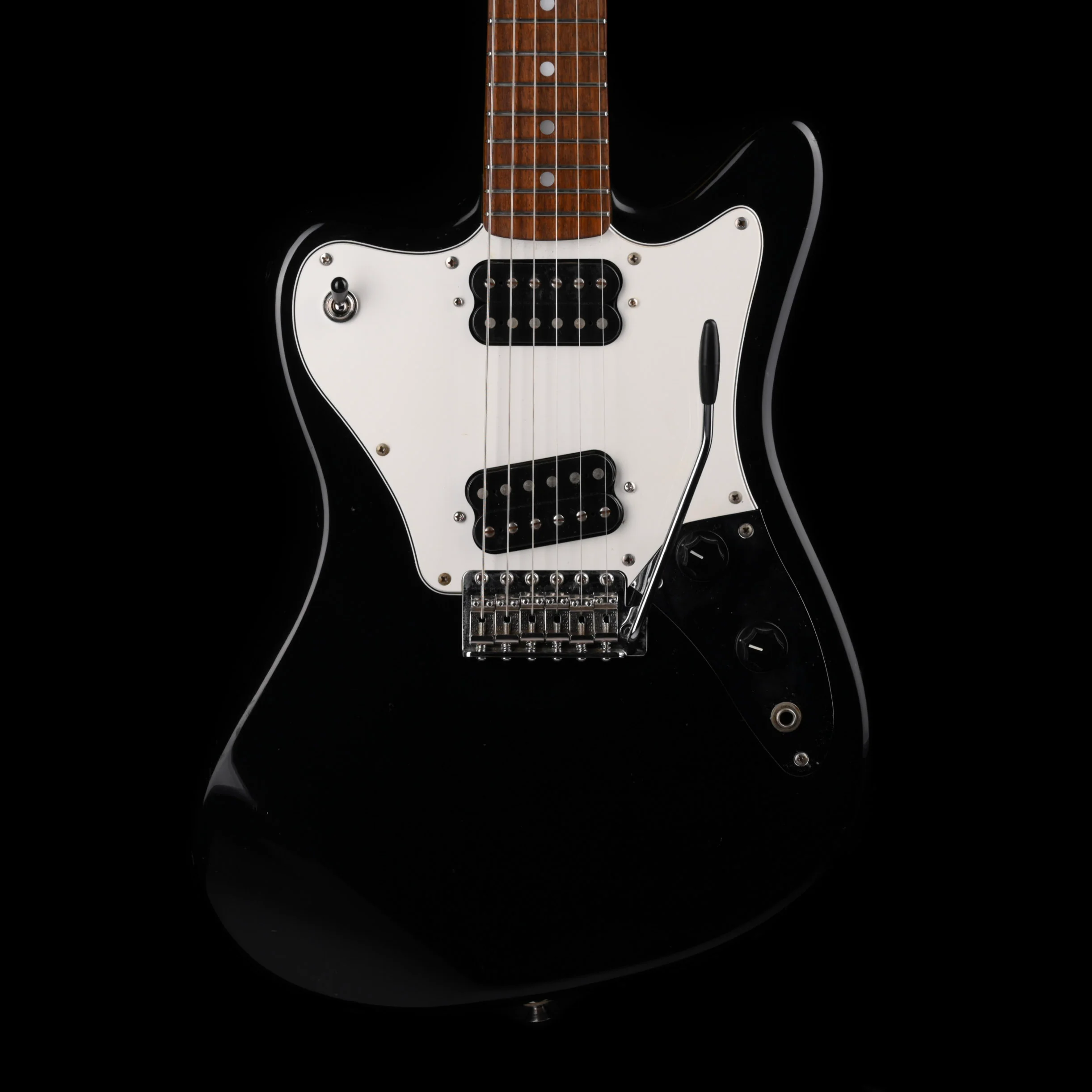 Used 1997 Squier Vista Series Made In Japan Super-Sonic Black With Gig Bag