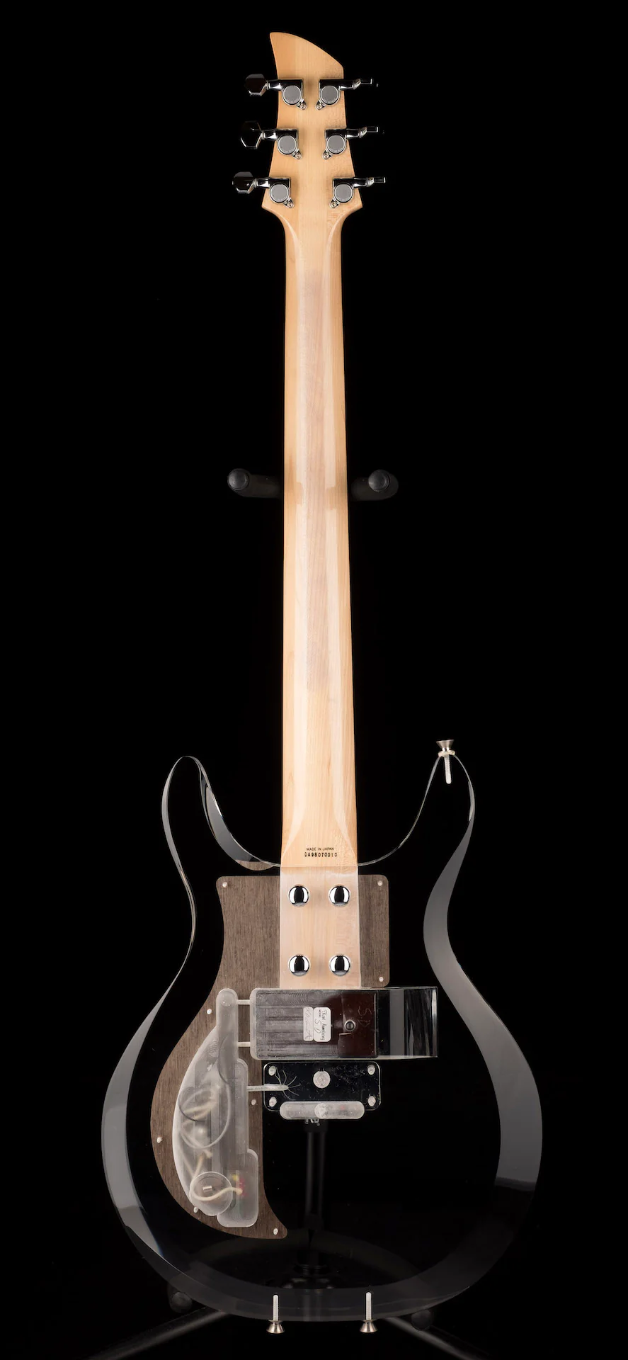 Pre Owned 1998 Ampeg Dan Armstrong ADA6 Clear Lucite Electric Guitar with OHSC - Image 16