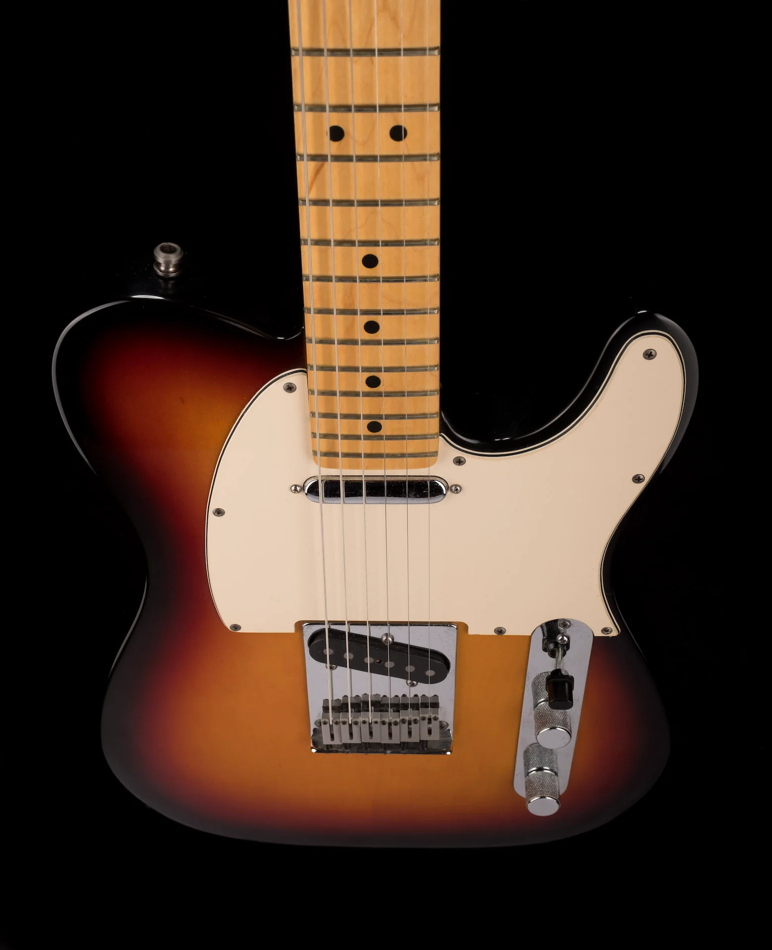 Used 1999 Fender American Standard Telecaster 3-Tone Sunburst with OHSC - Image 4