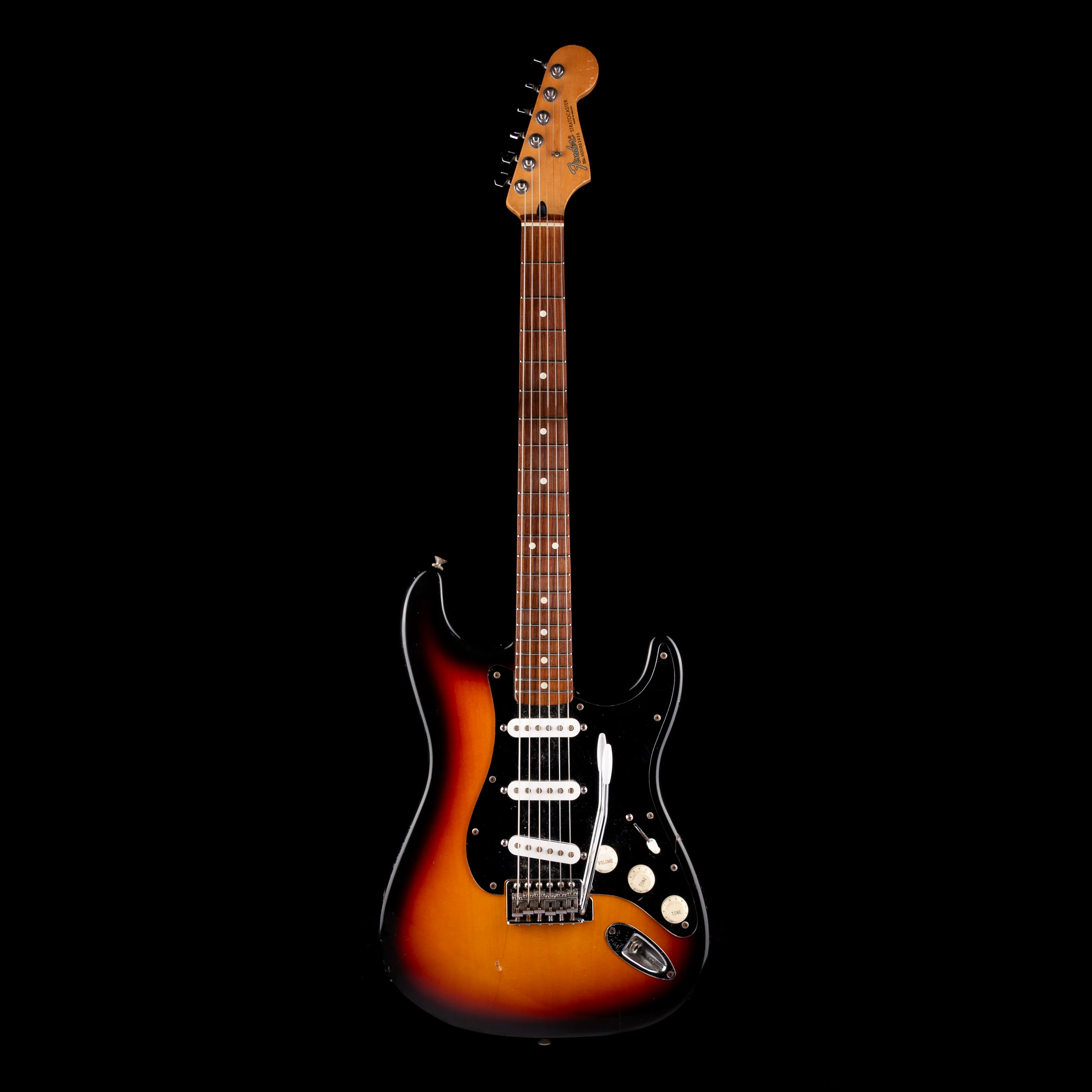 Used 2000 Fender Standard Stratocaster 3-Tone Sunburst with Gig Bag - Image 2