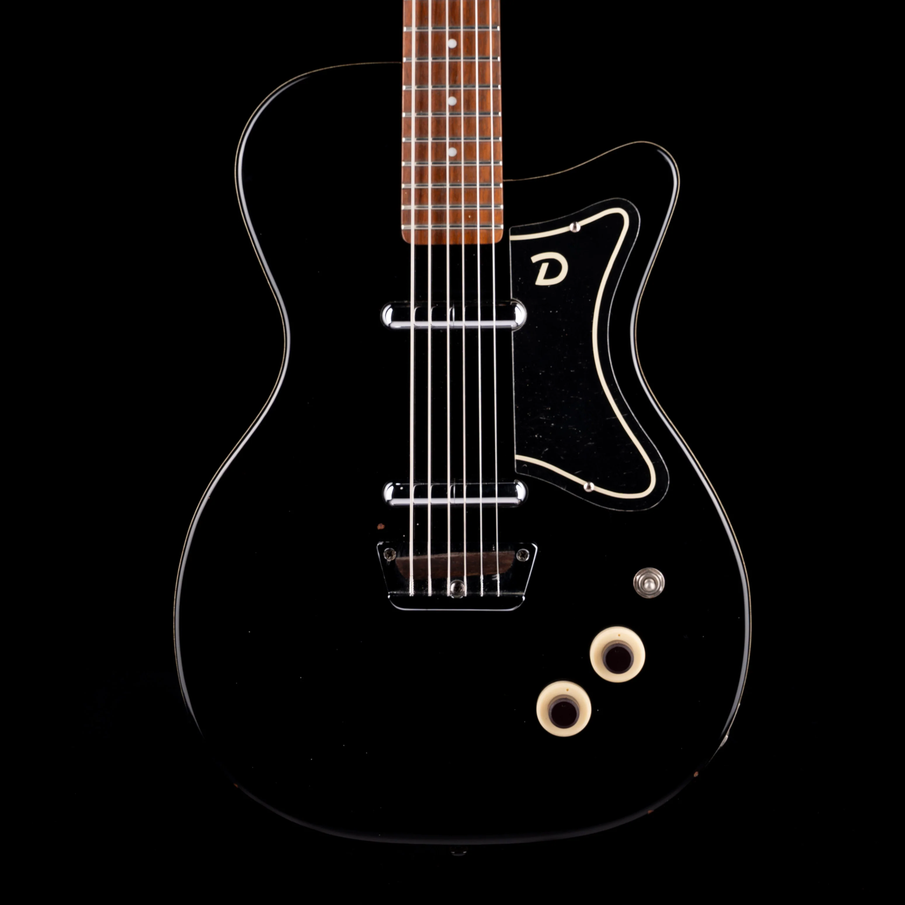 Used 2004 Danelectro '56 Baritone Black Electric Guitar