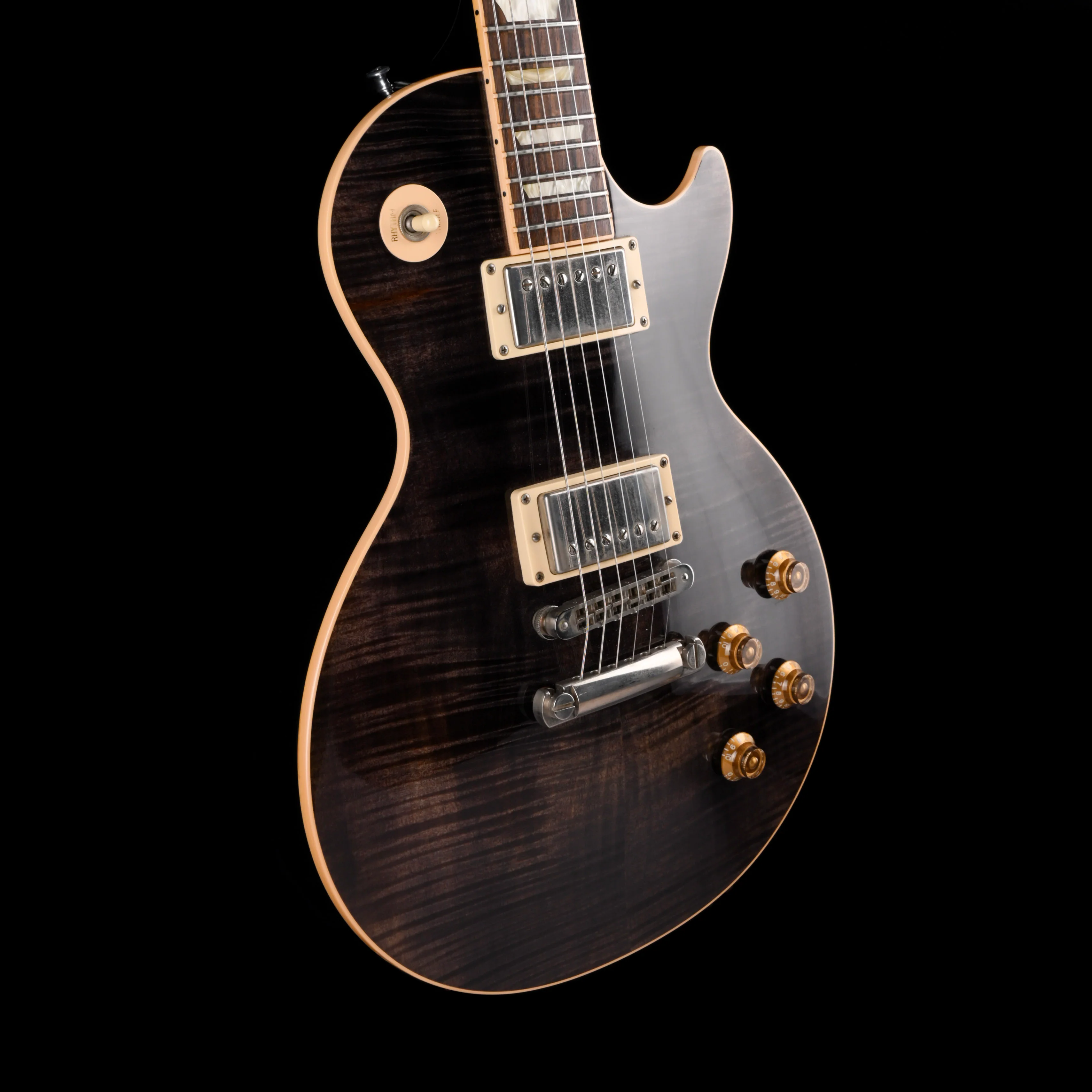 Used 2005 Gibson Les Paul Standard Premium Plus Trans Black with OHSC - Image 6