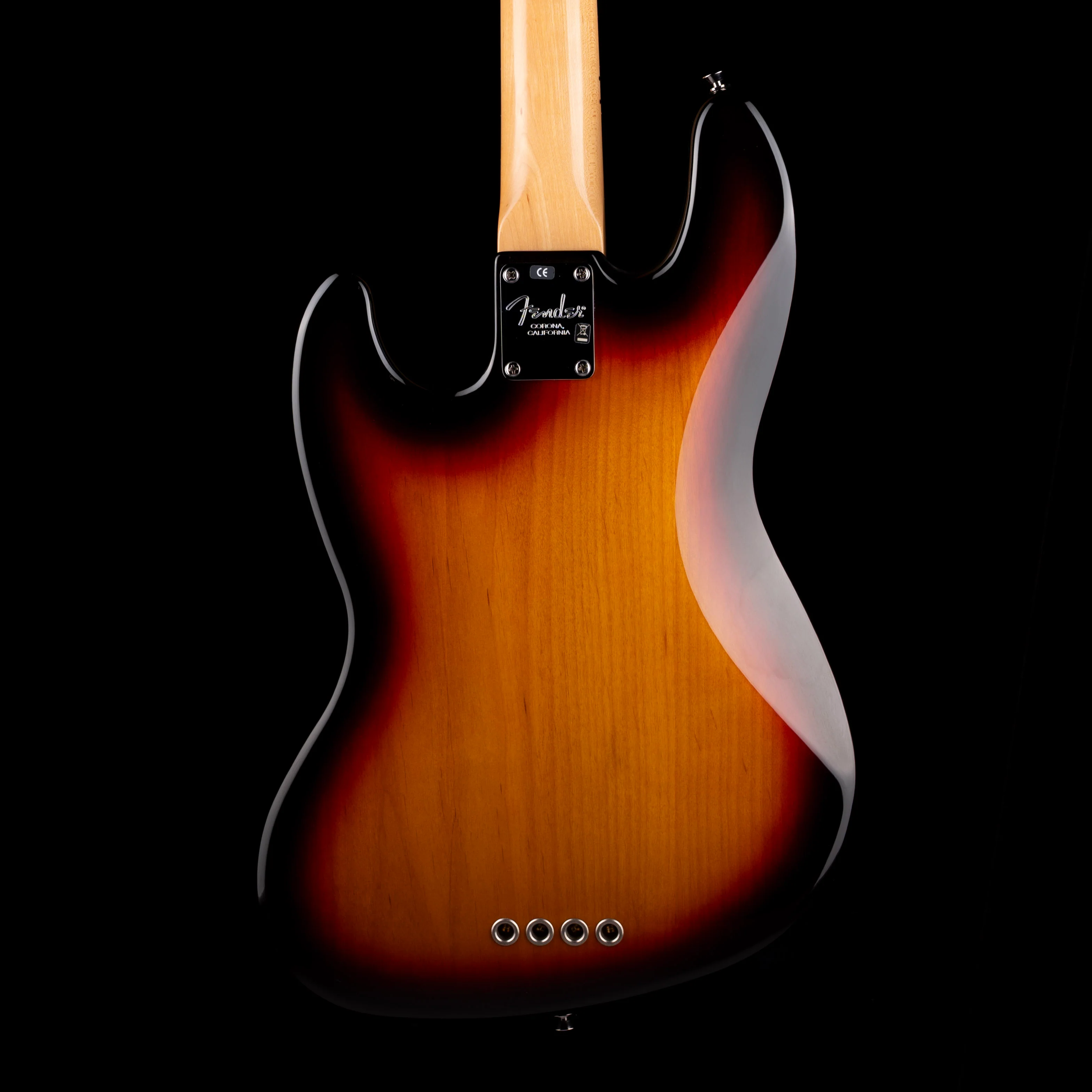 Used 2008 Fender American Standard Jazz Bass 3-Tone Sunburst With OHSC - Image 8