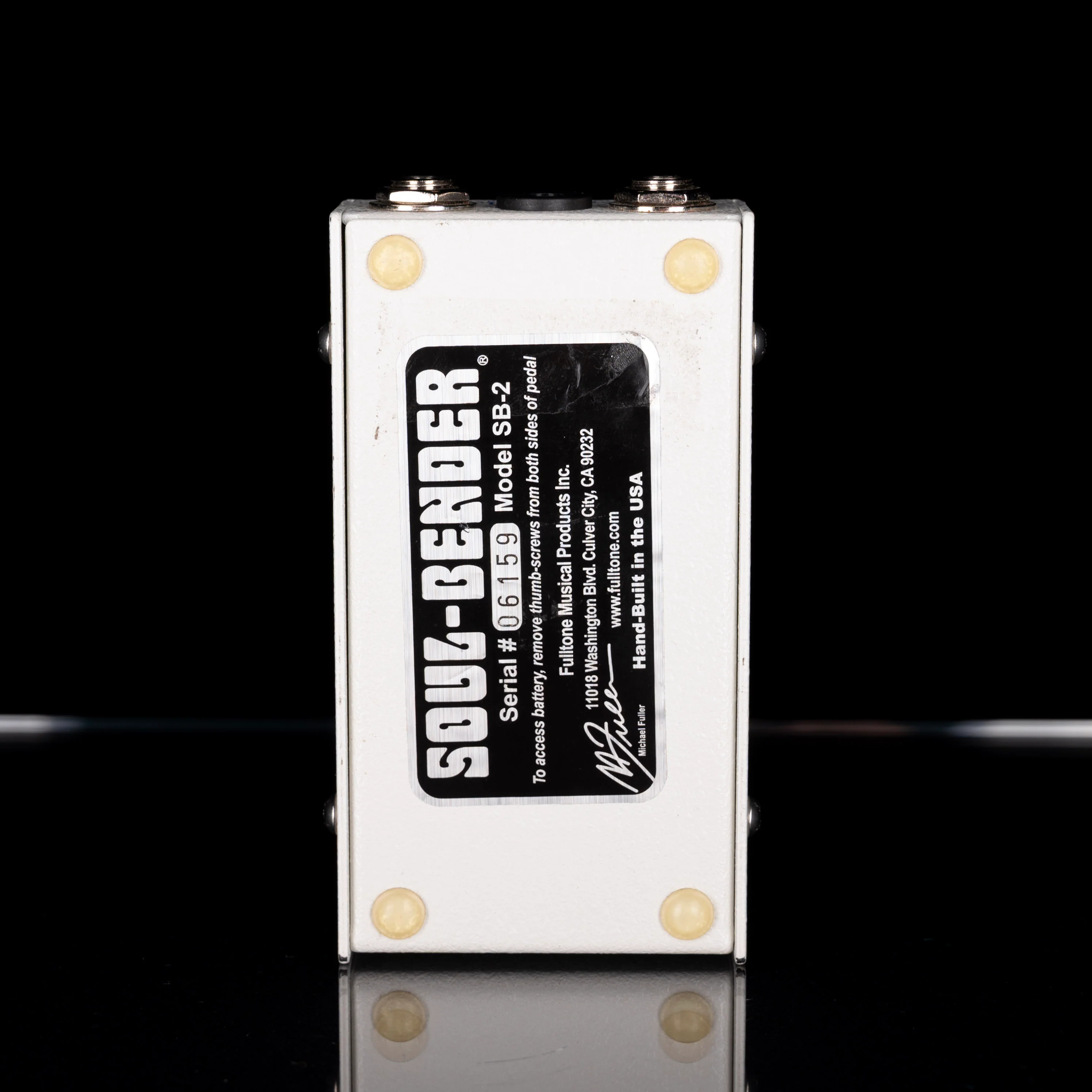 Used 2010s Fulltone Soul Bender Model SB-2 White - S/N-06159 - Image 2