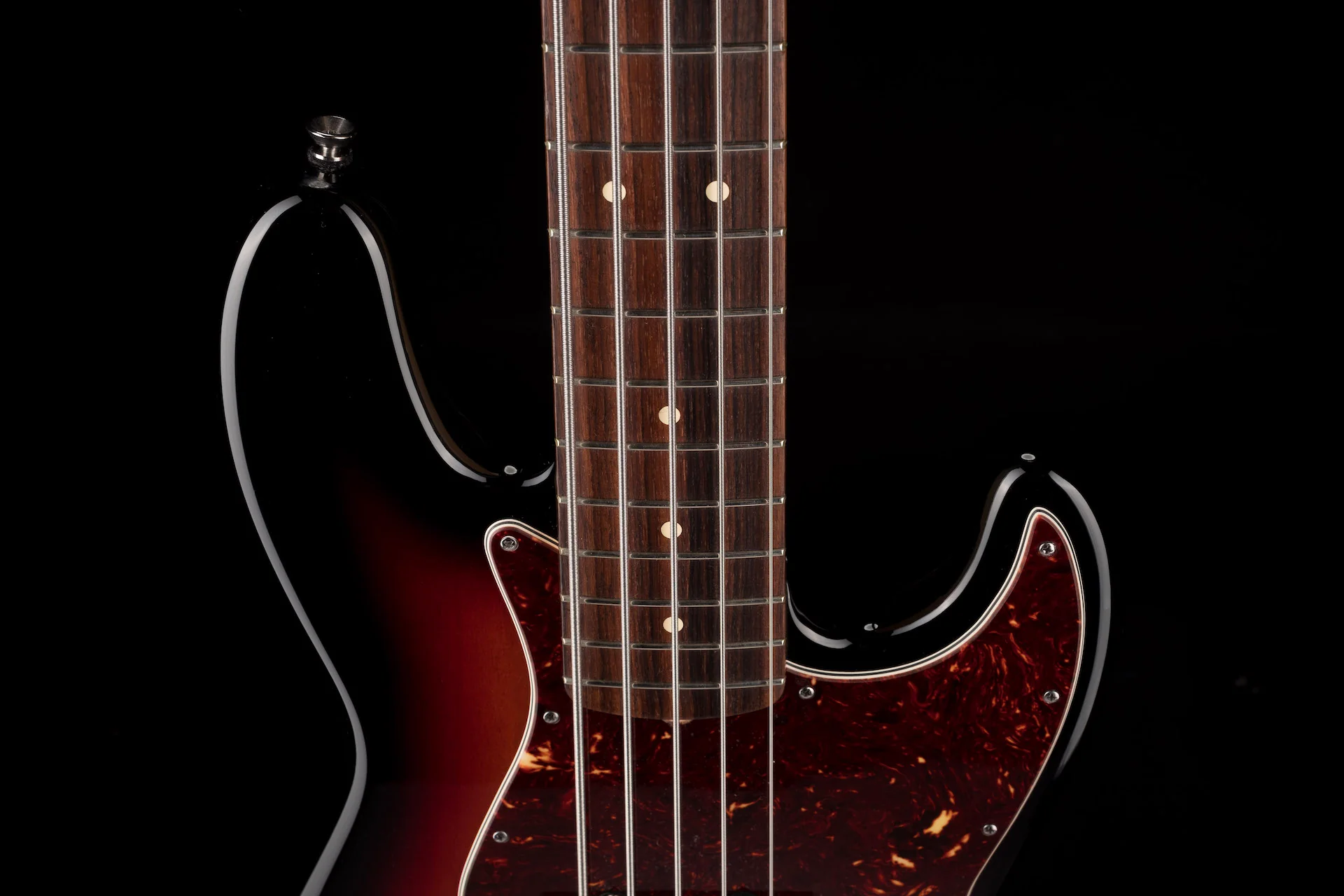 Used 2012 Fender American Standard Jazz Bass V 3-Tone Sunburst with OHSC - Image 3