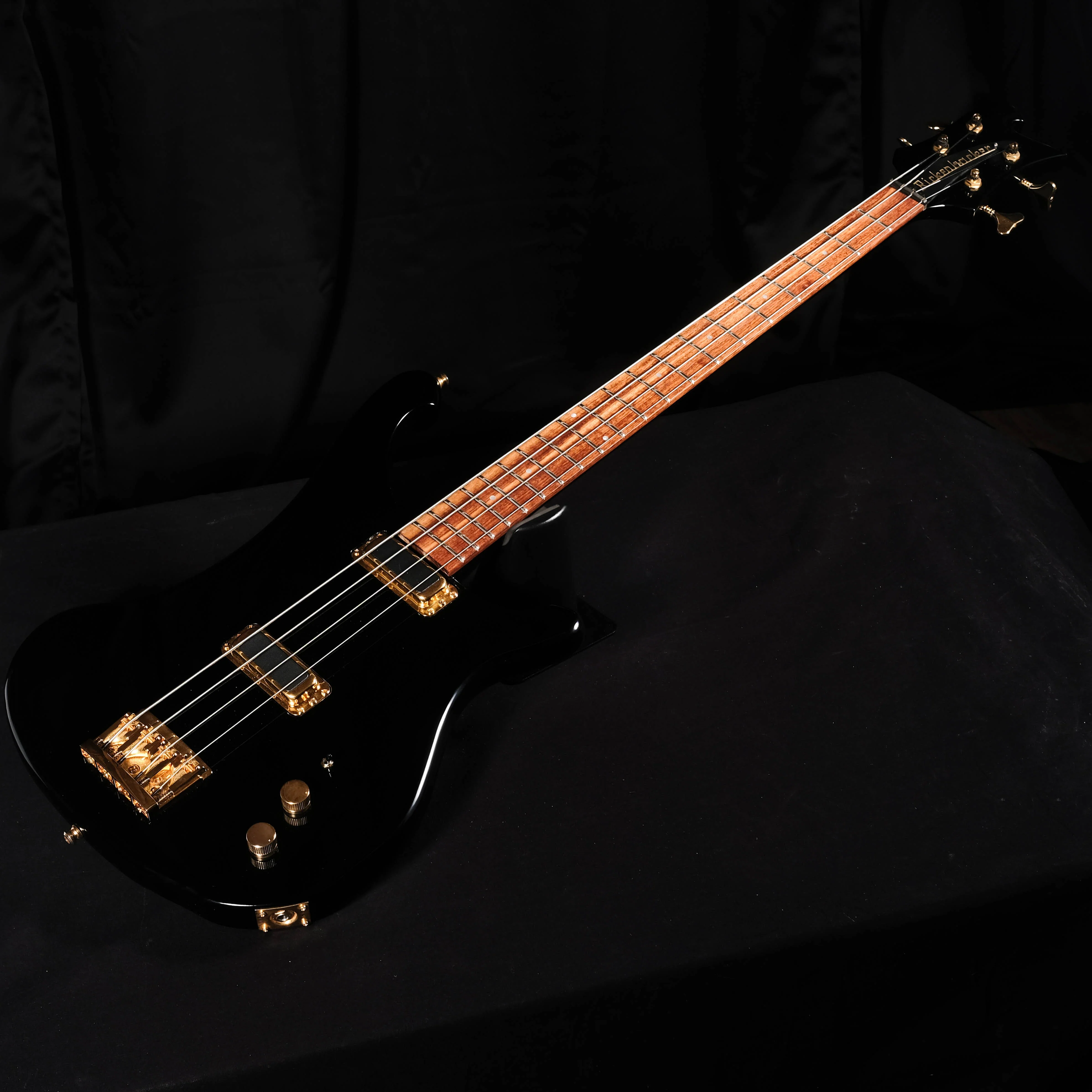 Pre Owned 2012 Rickenbacker 4004 Cheyenne Bass Guitar - JetGlo With OHSC - Image 3