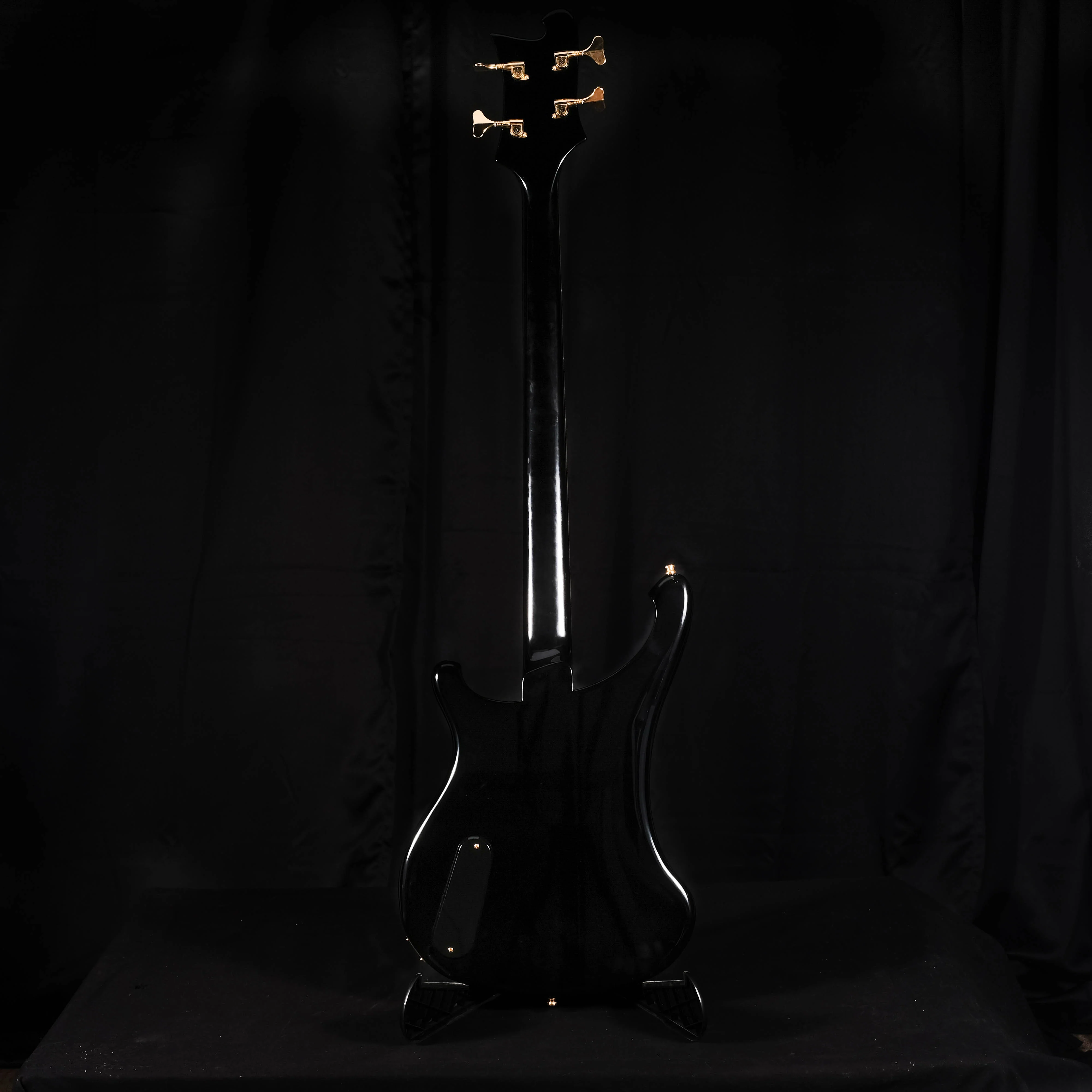 Pre Owned 2012 Rickenbacker 4004 Cheyenne Bass Guitar - JetGlo With OHSC - Image 7