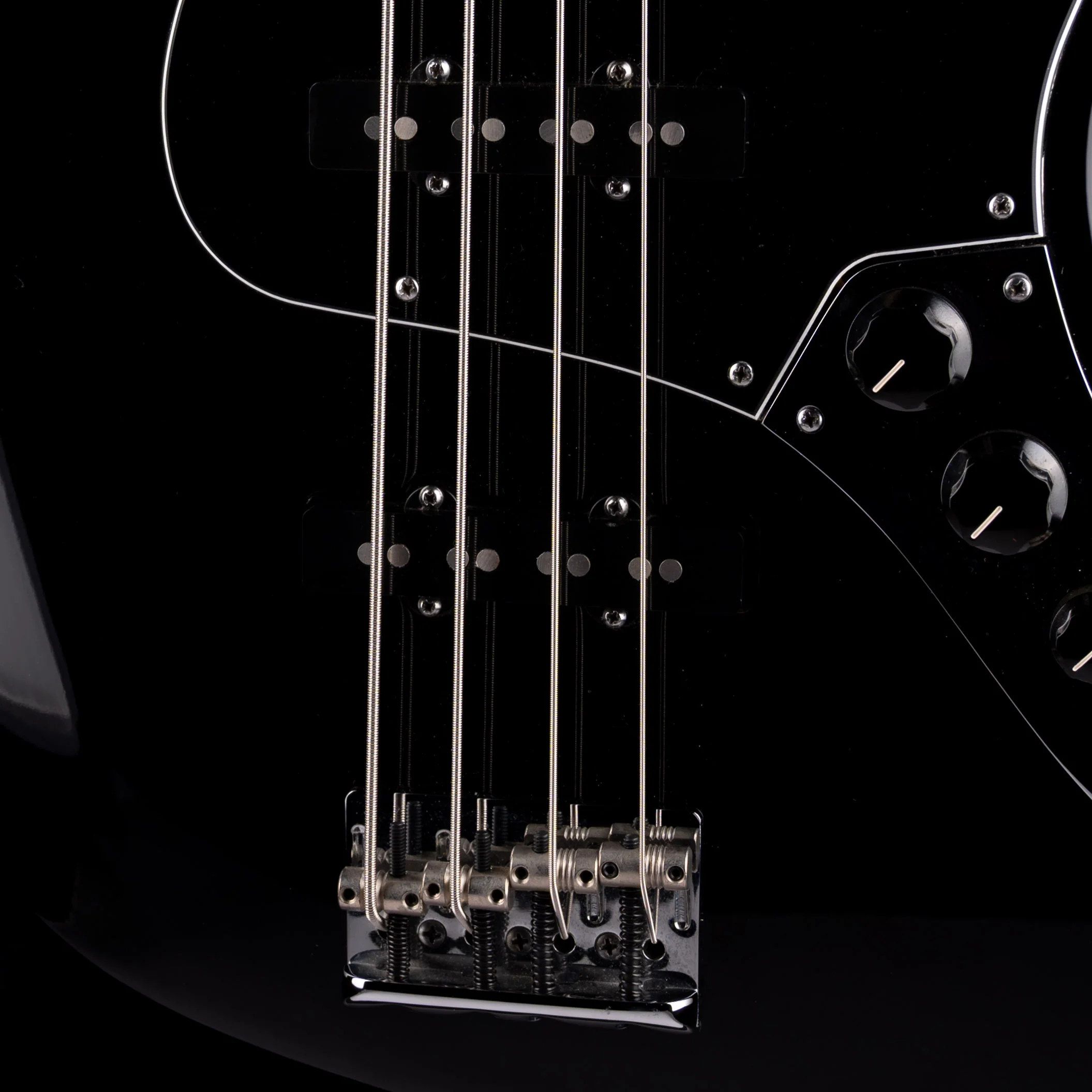 Used 2013 Fender American Standard Jazz Bass Black with OHSC - Image 4