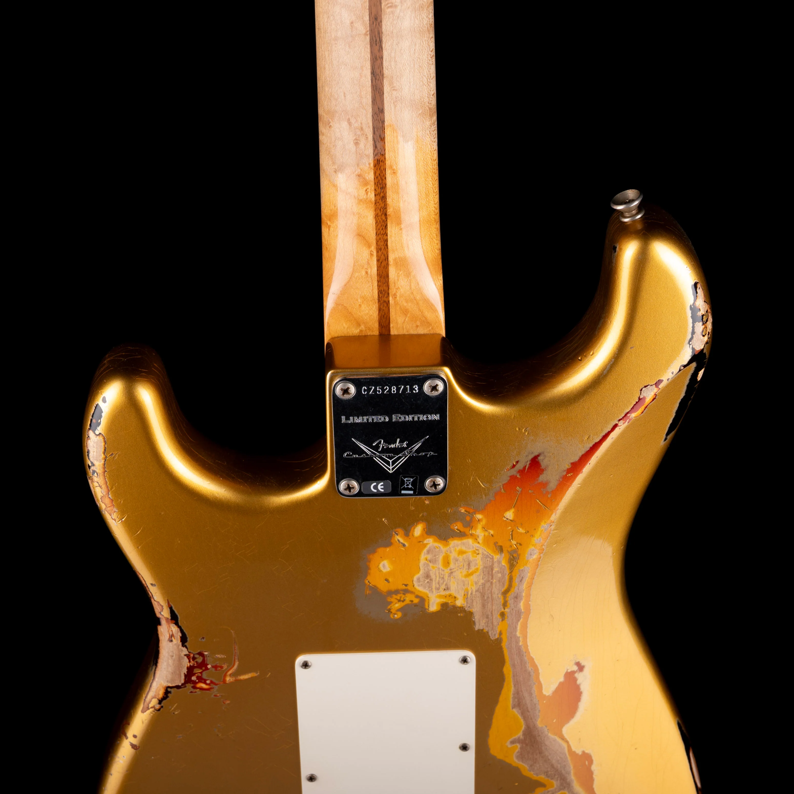 Used 2016 Fender Custom Shop Limited Edition Heavy Relic Mischief Maker Aged Aztec Gold With OHSC - Image 10