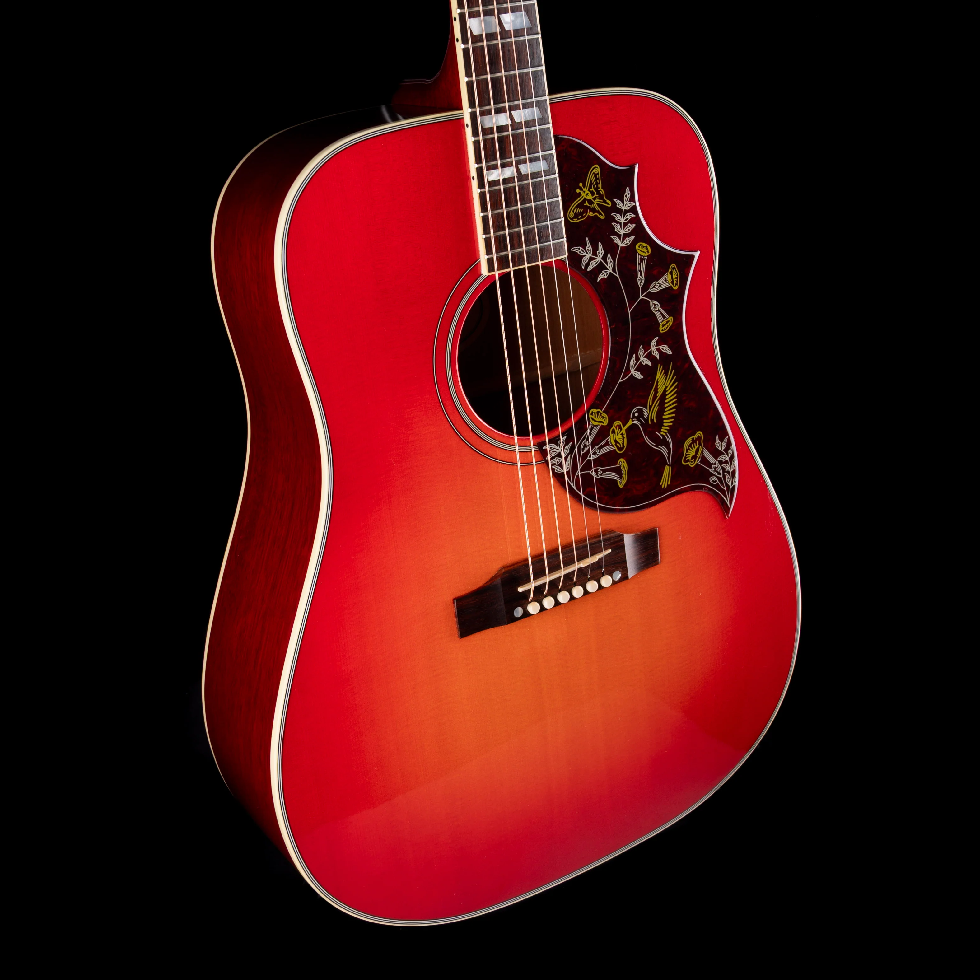 Used 2017 Gibson Hummingbird Standard Vintage Cherry Sunburst With OHSC - Image 4