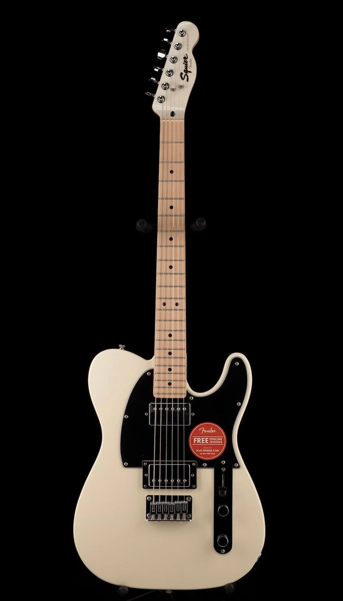Used 2018 Squier Contemporary Telecaster HH Pearl White Electric Guitar - Image 2