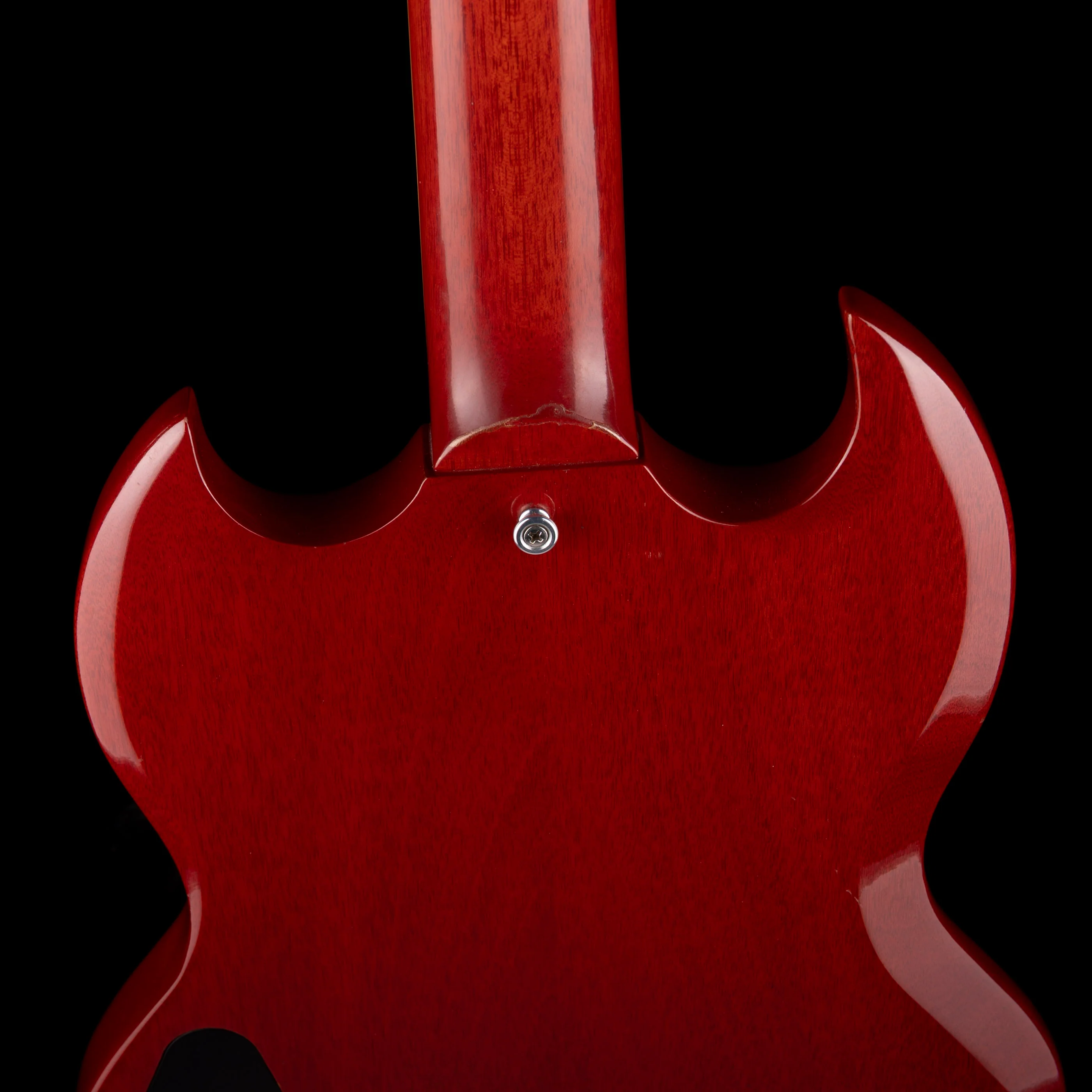 Used 2019 Gibson SG Standard '61 Stop Bar Vintage Cherry With OHSC - Serial # 132390134 - Image 12