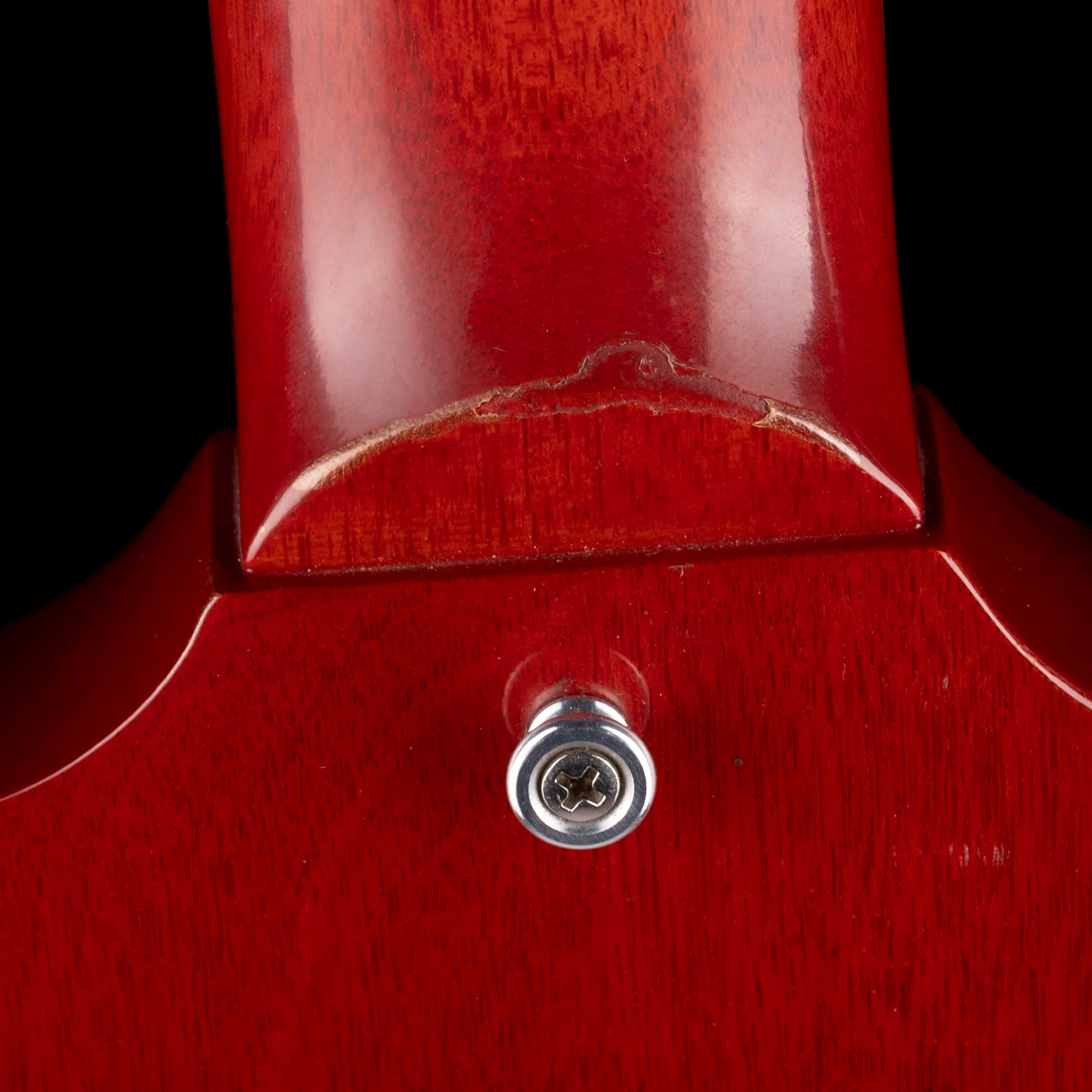 Used 2019 Gibson SG Standard '61 Stop Bar Vintage Cherry With OHSC - Serial # 132390134 - Image 13