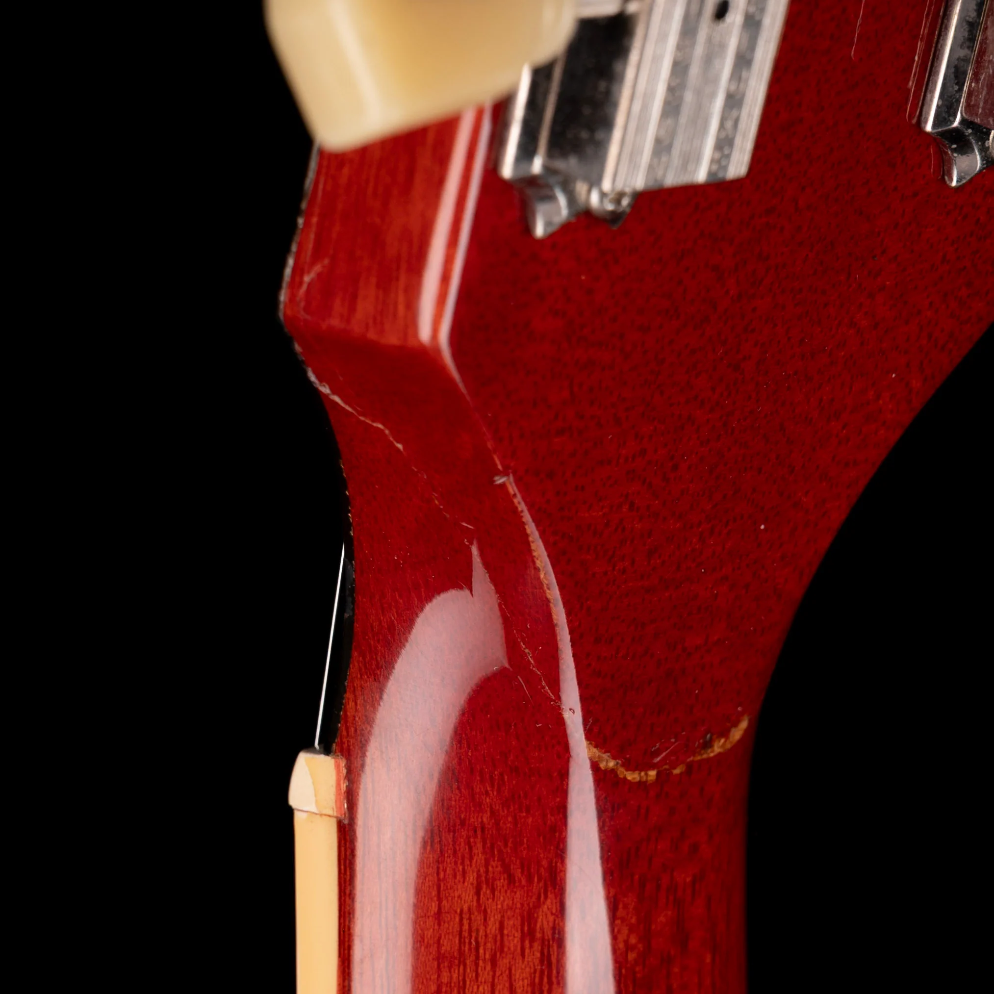 Used 2019 Gibson SG Standard '61 Stop Bar Vintage Cherry With OHSC - Serial # 132390134 - Image 19