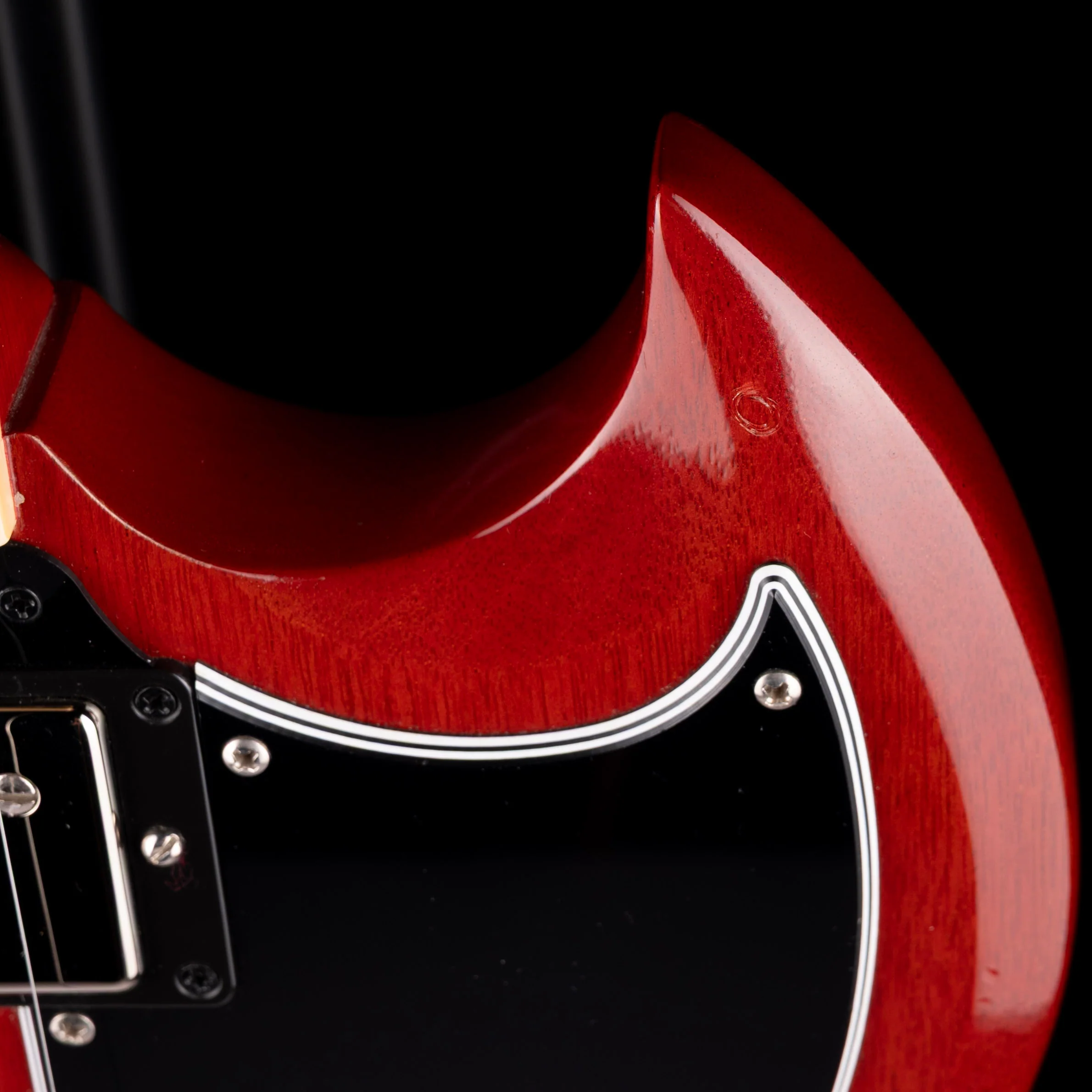 Used 2019 Gibson SG Standard '61 Stop Bar Vintage Cherry With OHSC - Serial # 132390134 - Image 4