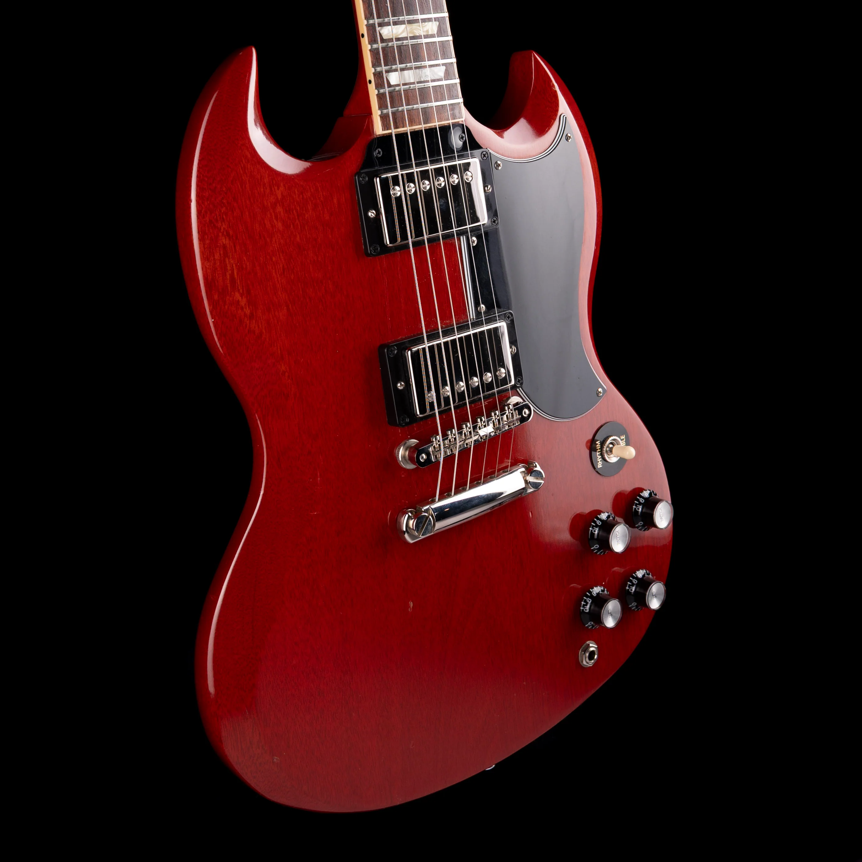 Used 2019 Gibson SG Standard '61 Stop Bar Vintage Cherry With OHSC - Serial # 132390134 - Image 8