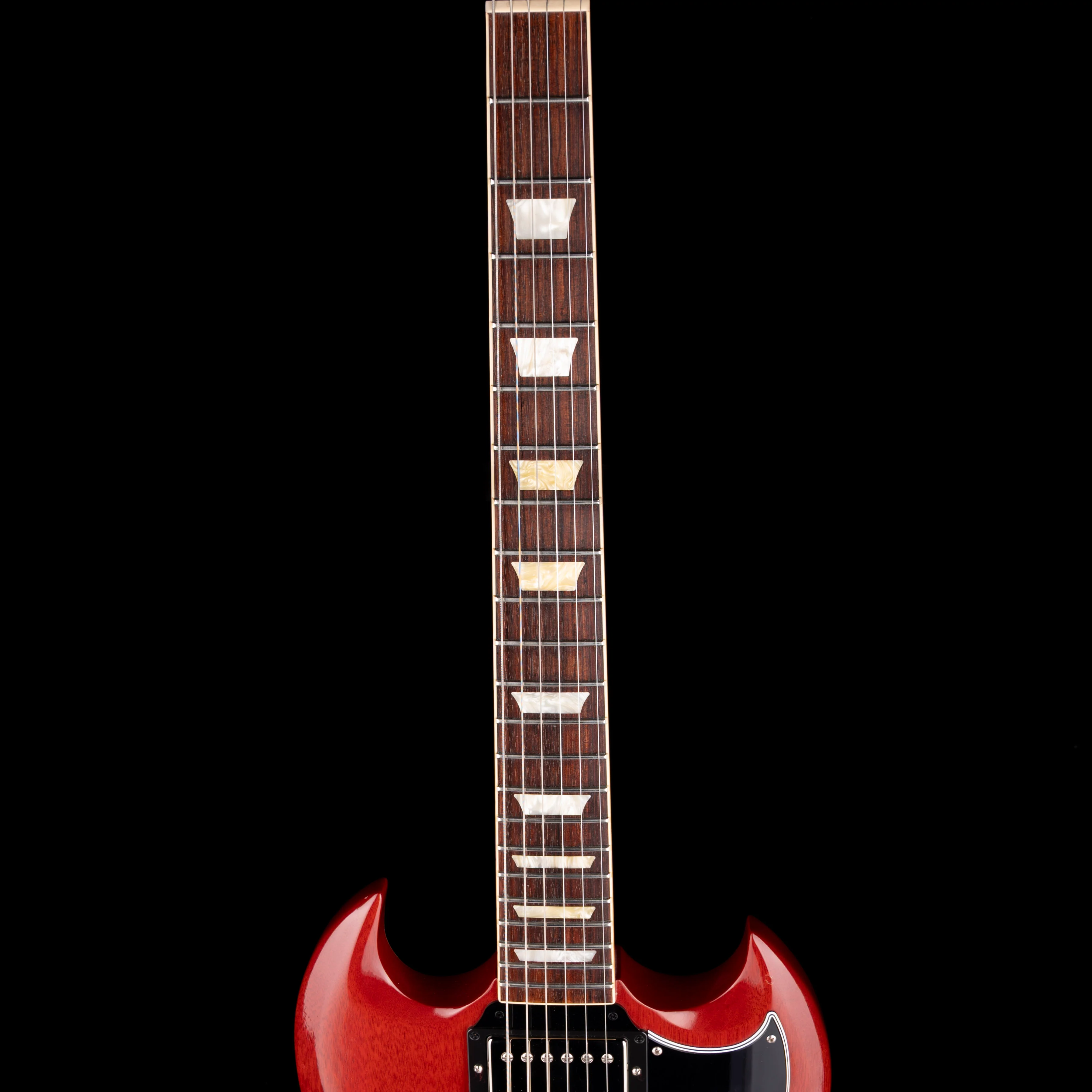 Used 2019 Gibson SG Standard '61 Stop Bar Vintage Cherry With OHSC - Serial # 132390134 - Image 9