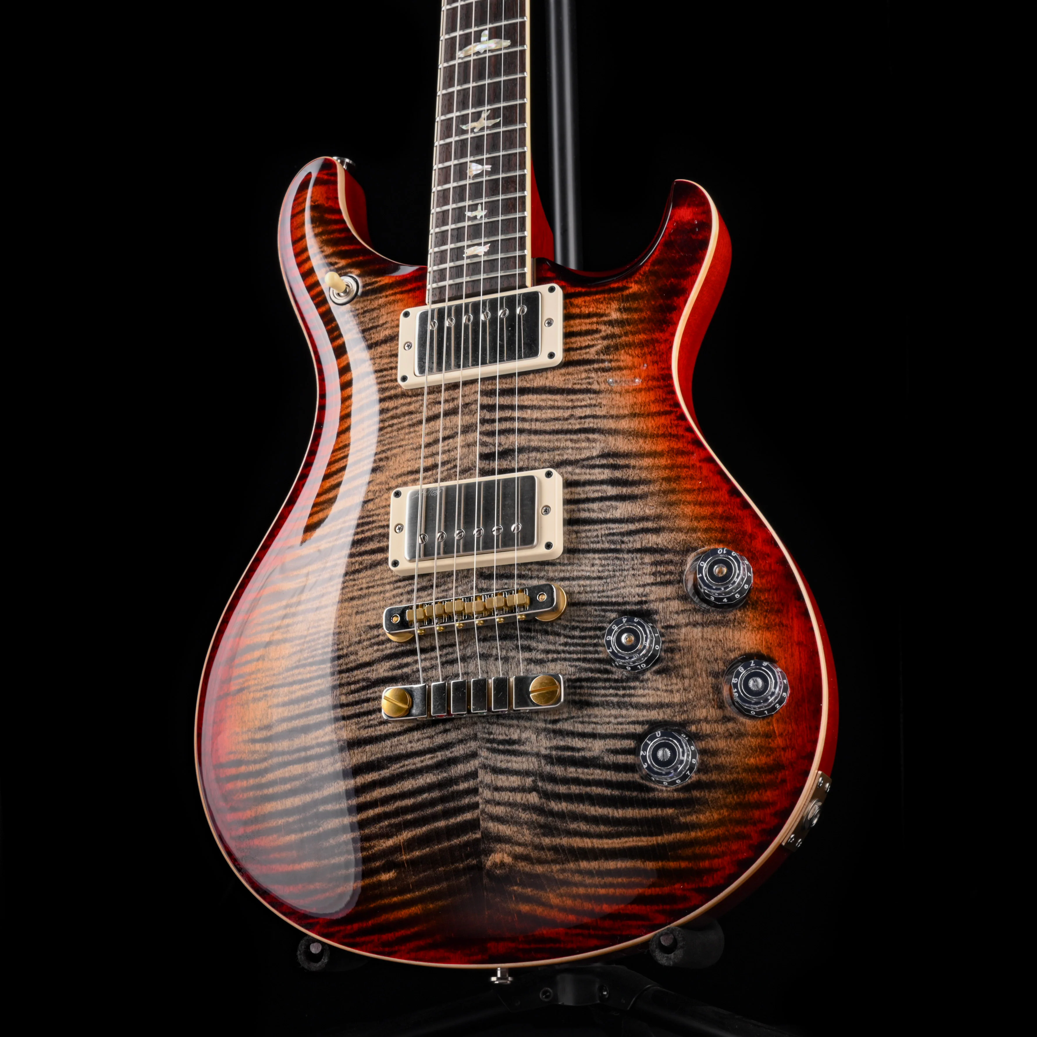 Used 2019 PRS Core McCarty 594 Charcoal Cherry Sunburst with OHSC - Image 3