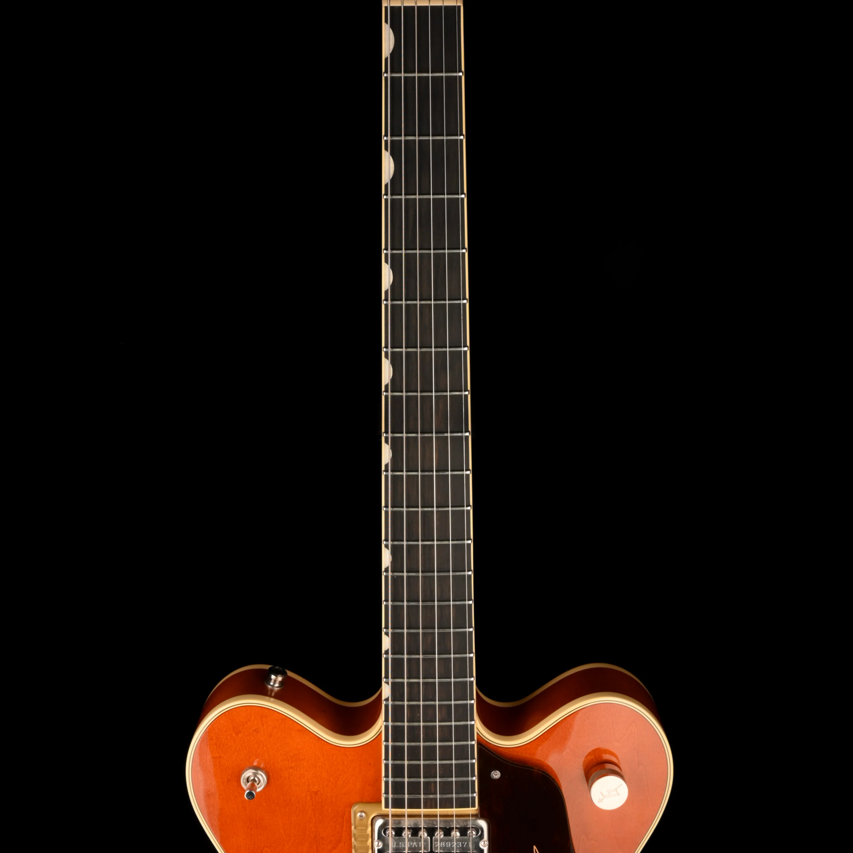 Used 2024 Gretsch Nashville G6220 TDC Flame Maple Top Round Up Orange With OHSC - Image 8