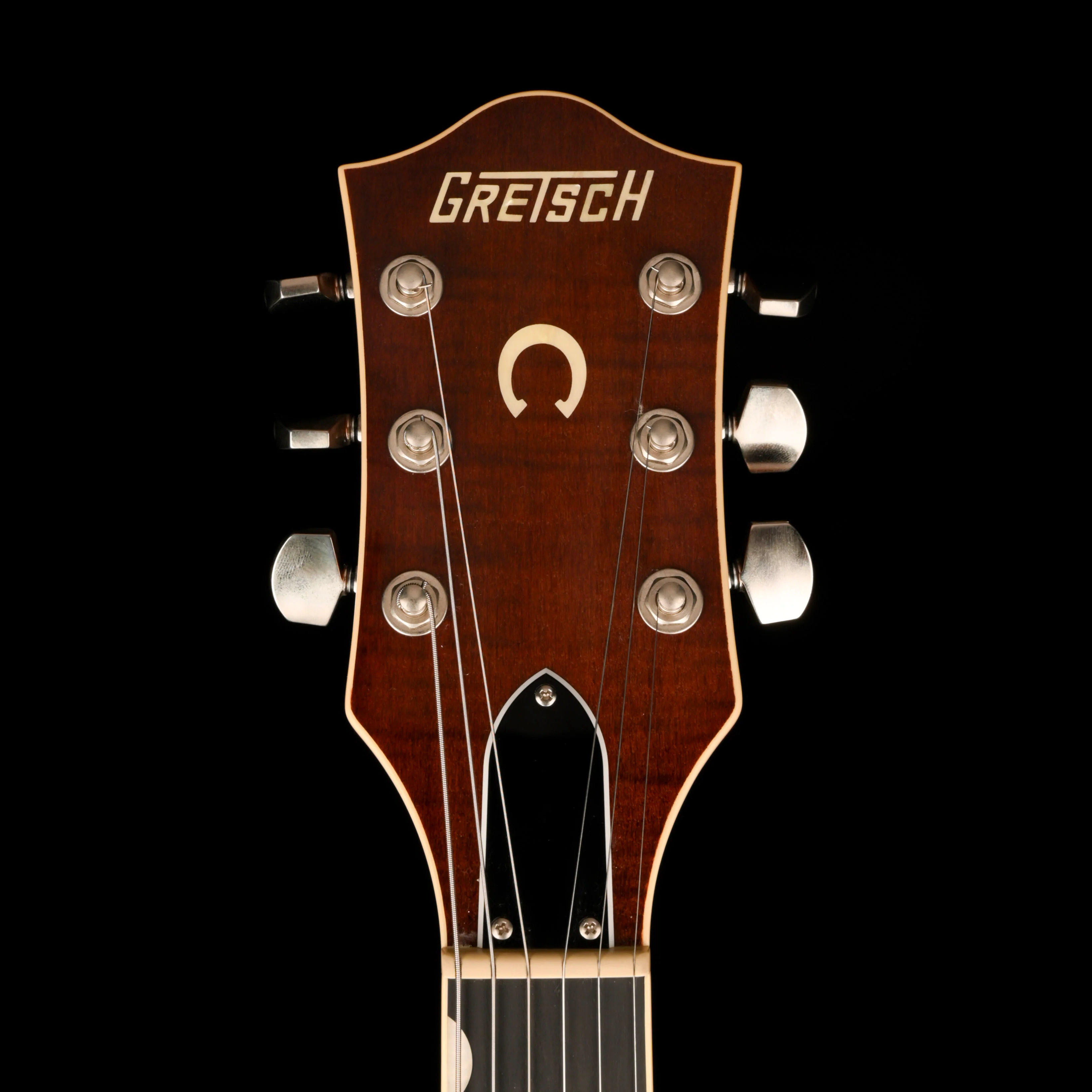 Used 2024 Gretsch Nashville G6220 TDC Flame Maple Top Round Up Orange With OHSC - Image 9