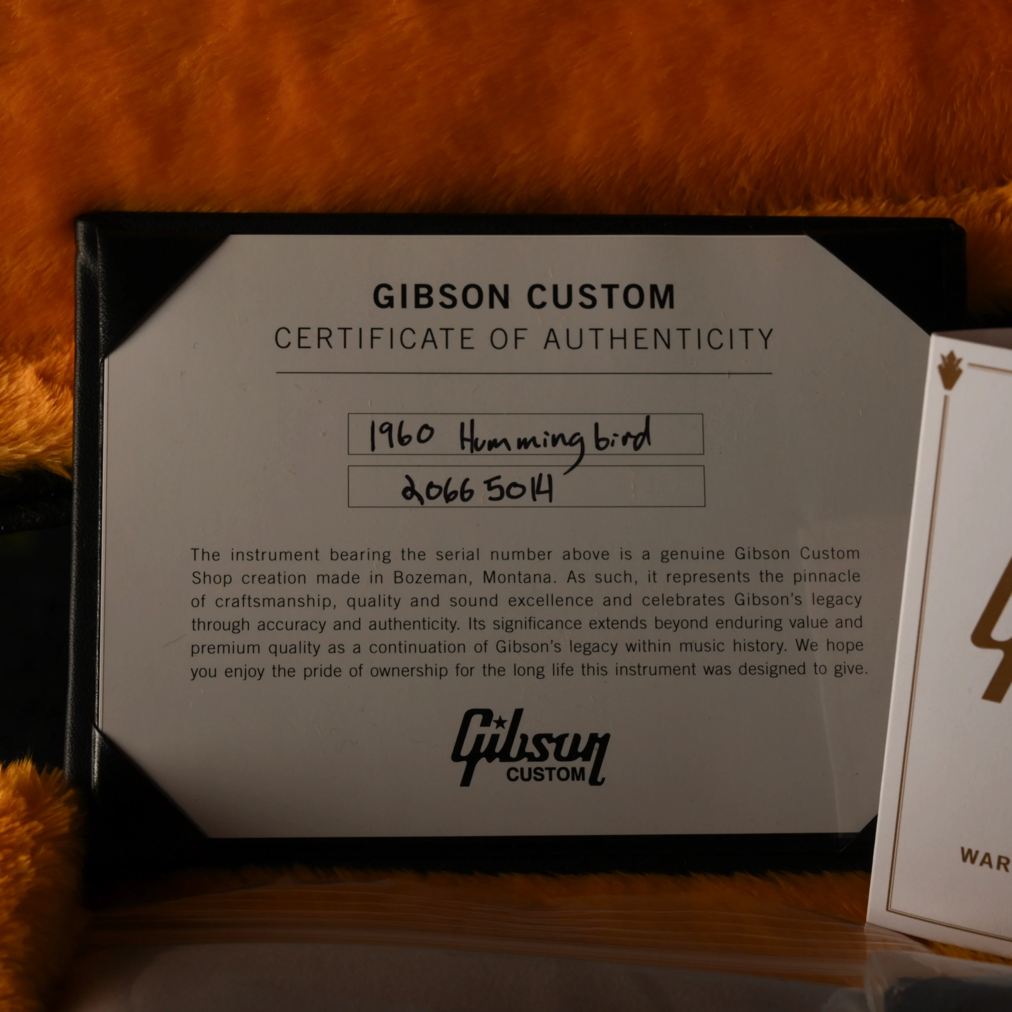 Used 2025 Gibson Custom Shop 1960 Hummingbird Fixed Bridge Heritage Cherry Sunburst Acoustic Guitar With OHSC - Image 17