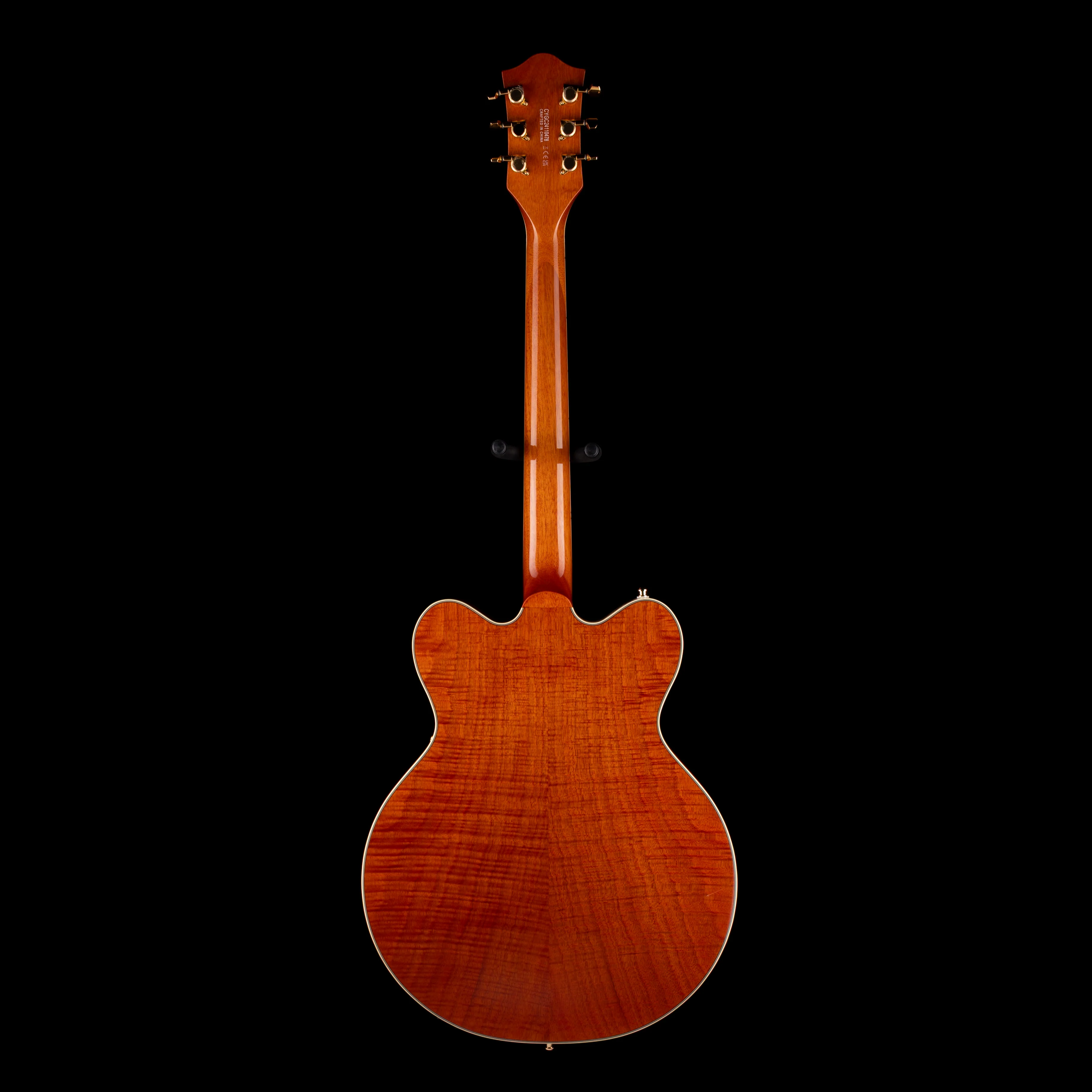 Used 2025 Gretsch Limited Edition Electromatic Flame Okoume Broadkaster Roundup Orange - Image 10