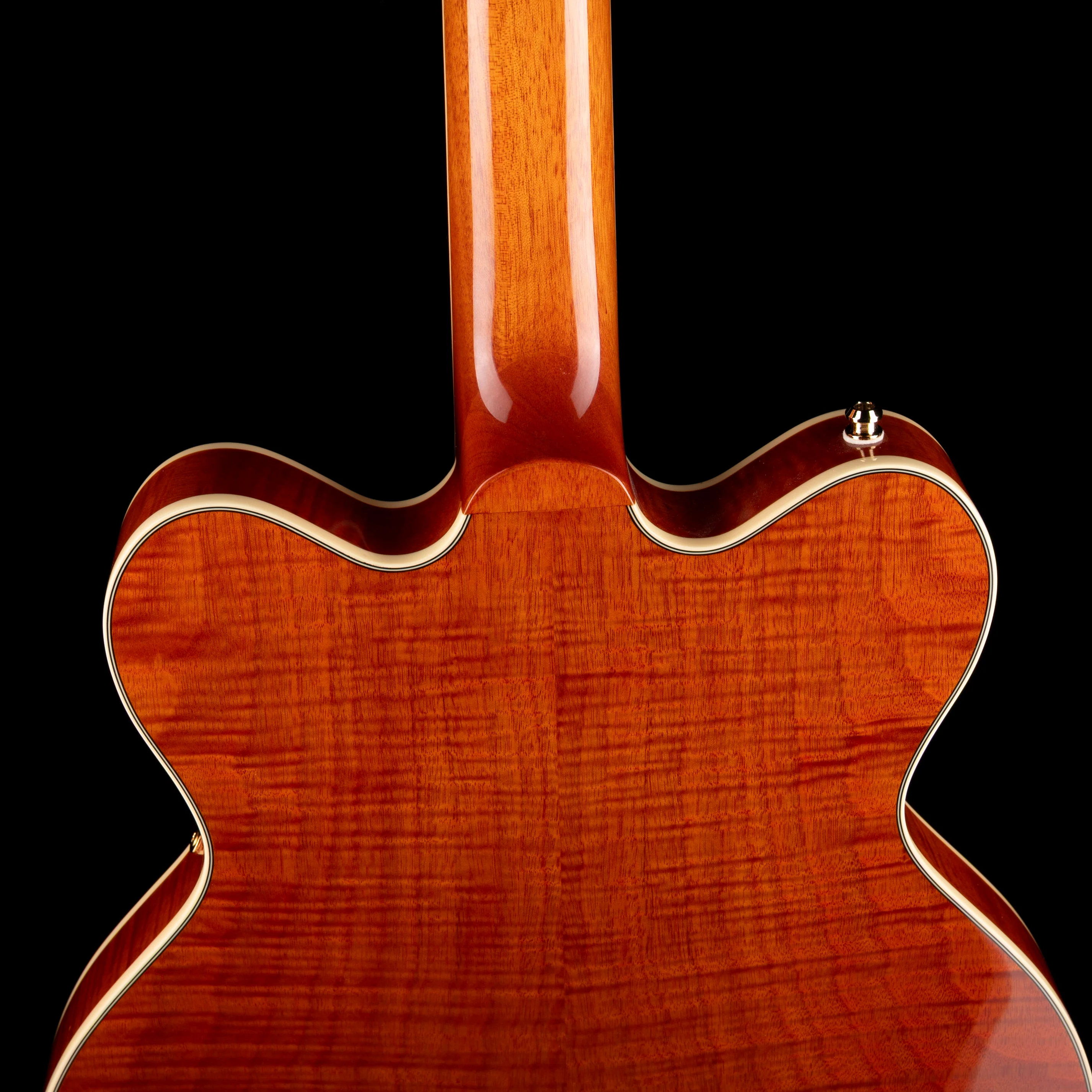 Used 2025 Gretsch Limited Edition Electromatic Flame Okoume Broadkaster Roundup Orange - Image 11
