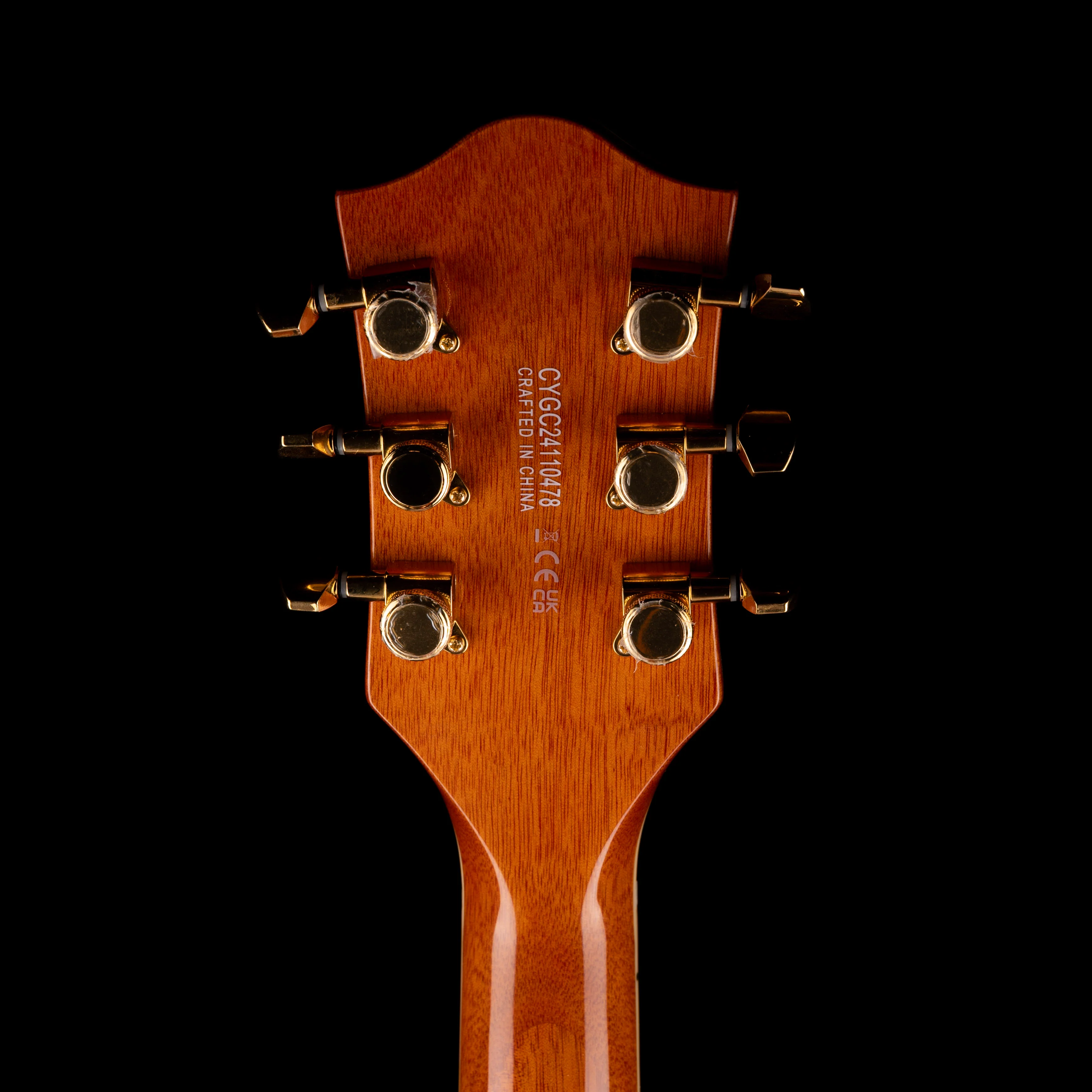 Used 2025 Gretsch Limited Edition Electromatic Flame Okoume Broadkaster Roundup Orange - Image 14