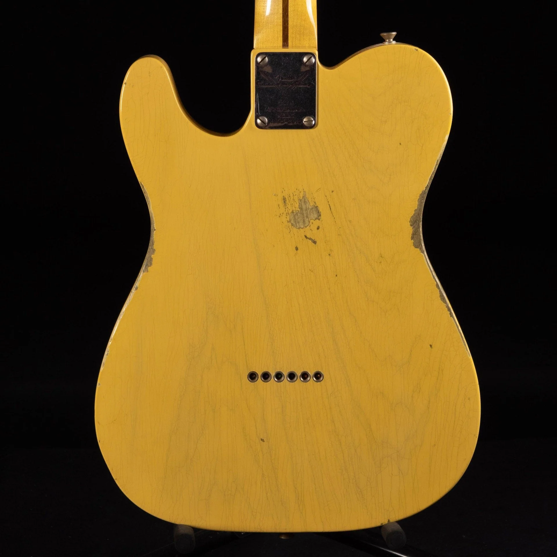 Used 2015 20th Anniversary Relic Nocaster Maple Fingerboard Nocaster Blonde With OHSC - Image 11