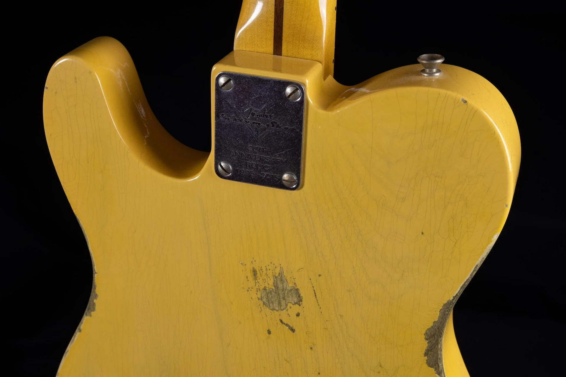 Used 2015 20th Anniversary Relic Nocaster Maple Fingerboard Nocaster Blonde With OHSC - Image 12