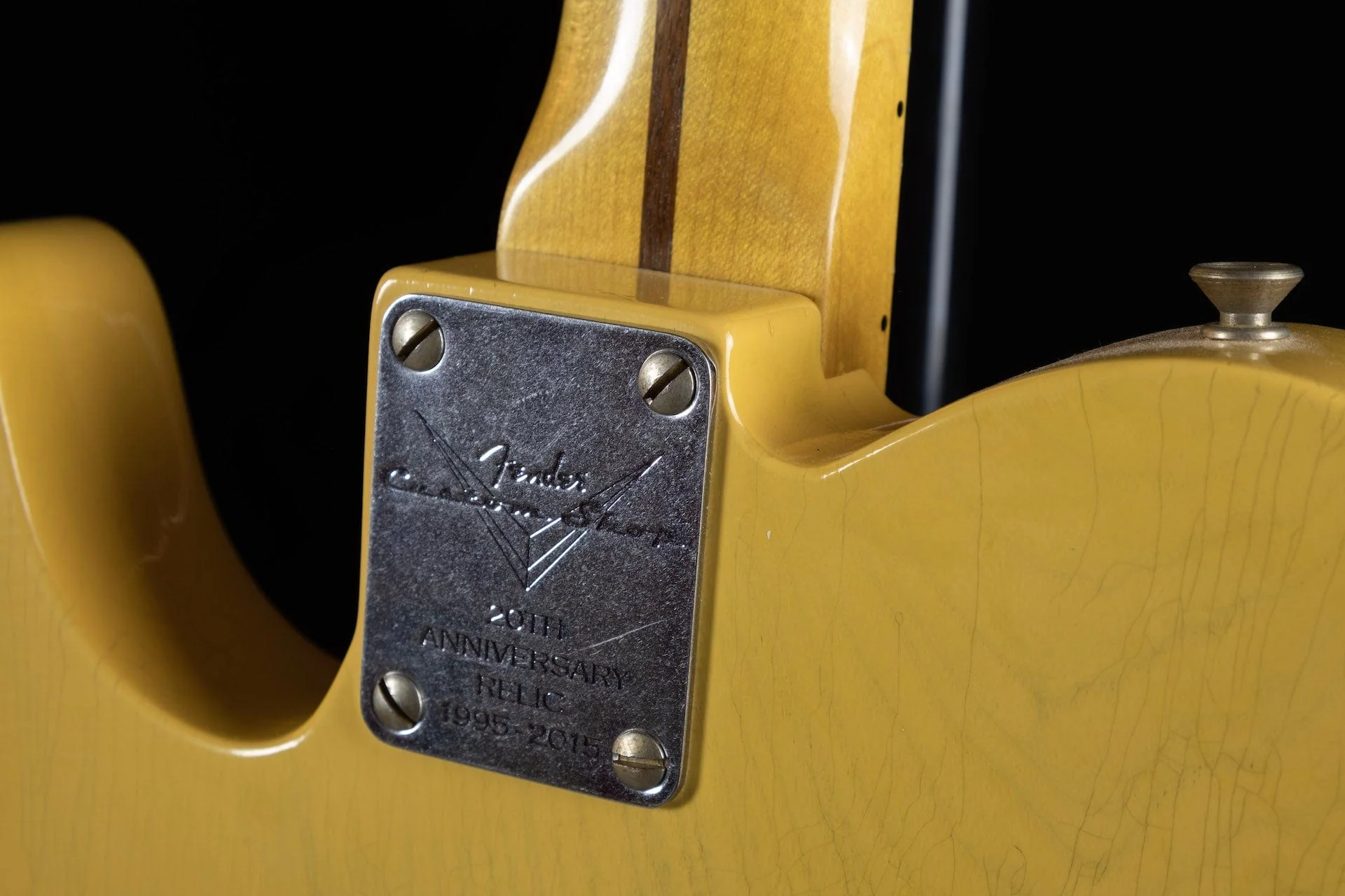 Used 2015 20th Anniversary Relic Nocaster Maple Fingerboard Nocaster Blonde With OHSC - Image 13