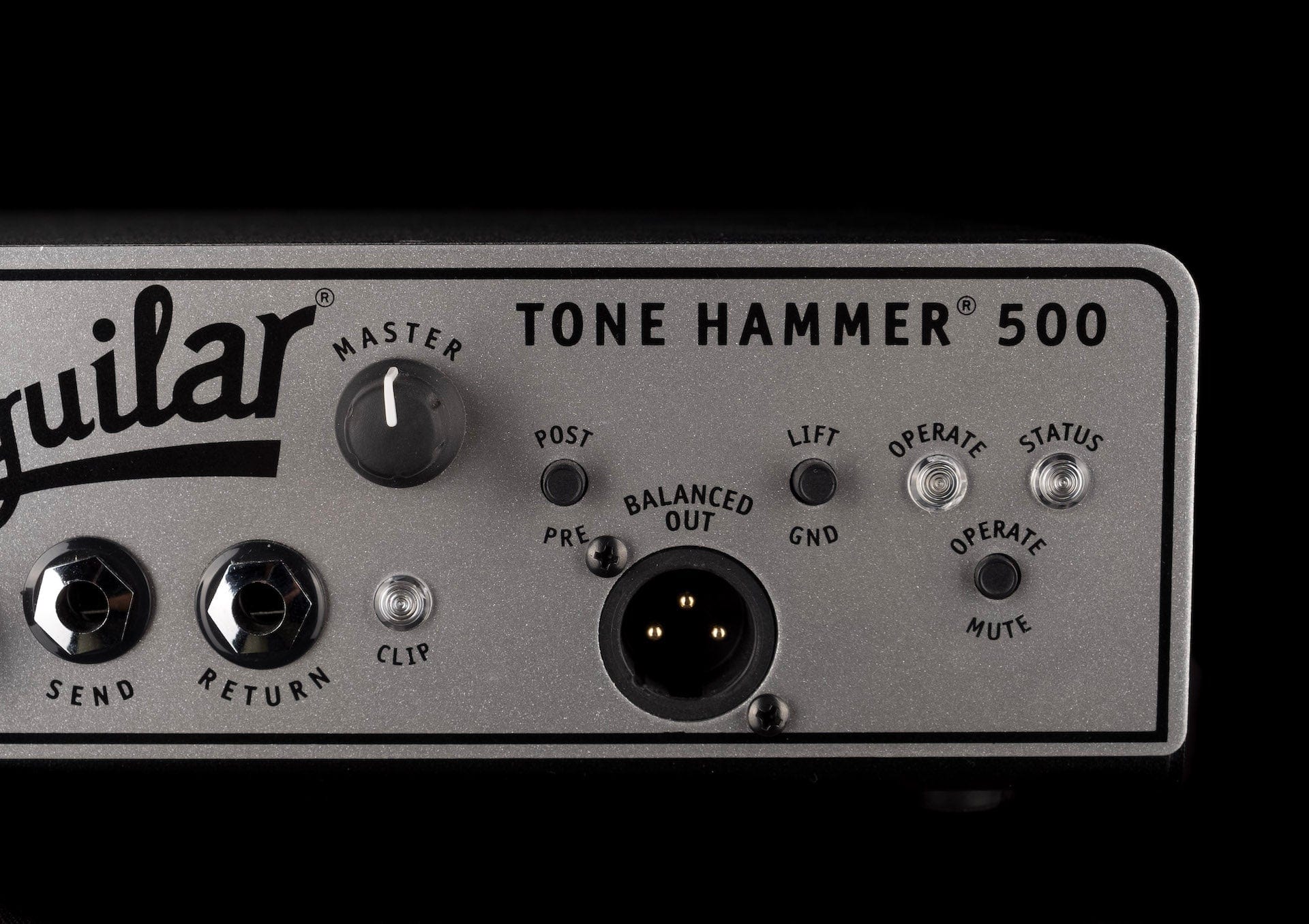 Used Aguilar Tone Hammer 500 Bass Amp Head with Carry Bag - Image 5