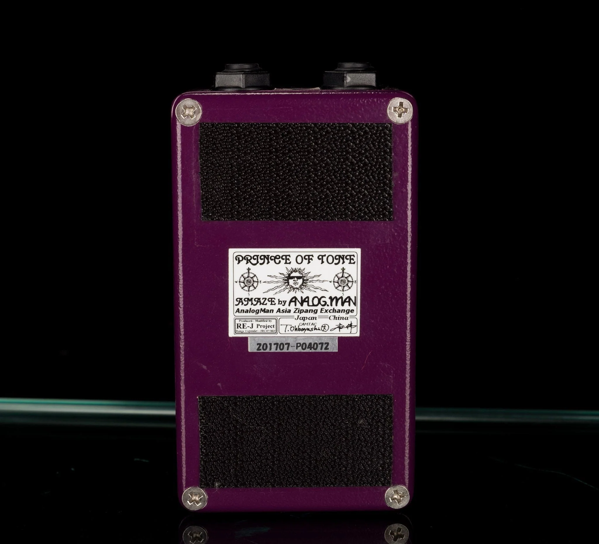 Used Analogman Prince Of Tone Overdrive Guitar Effect Pedal With Box - Image 3