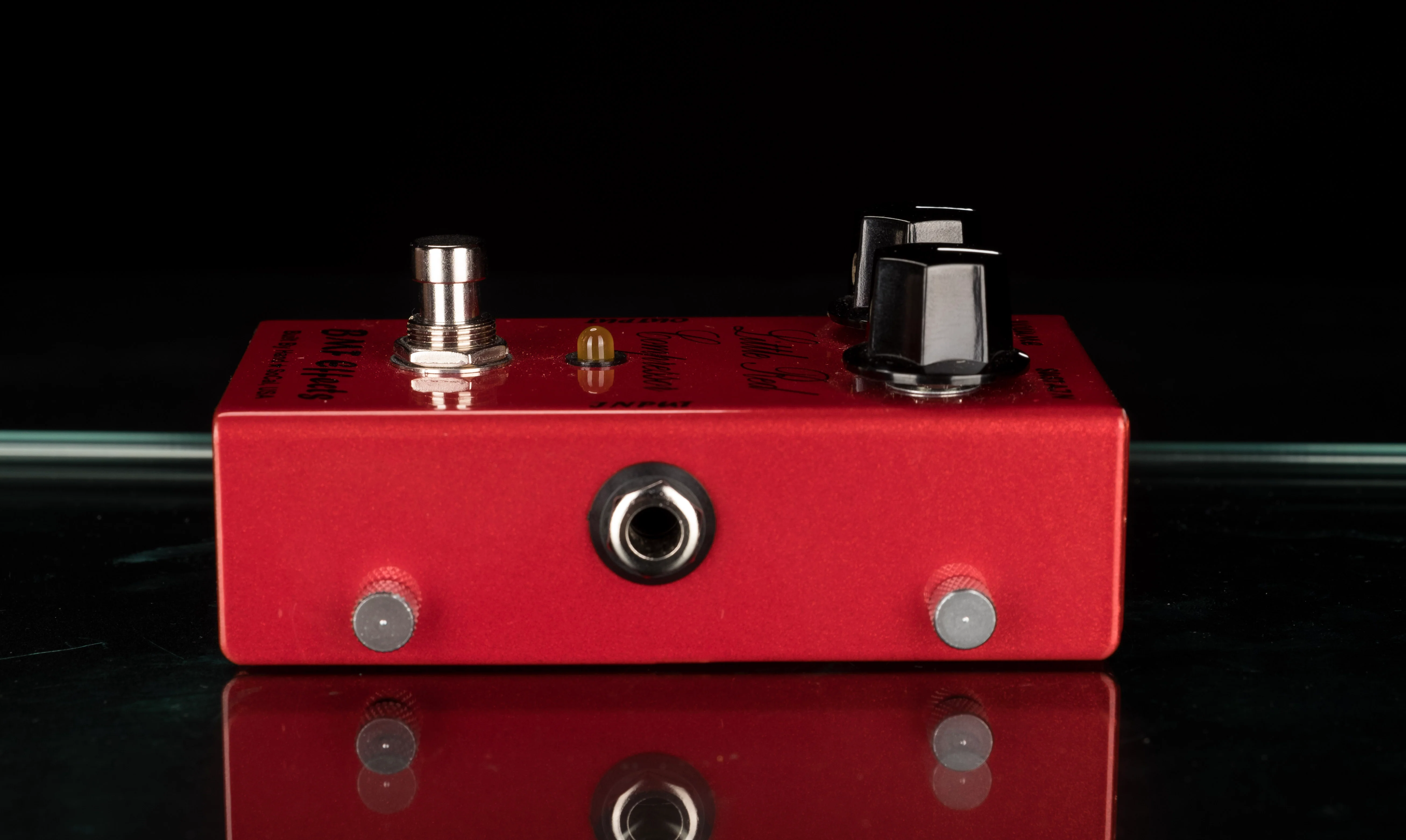 Used BMF Effects Little Red Compressor Pedal with Box - Image 5