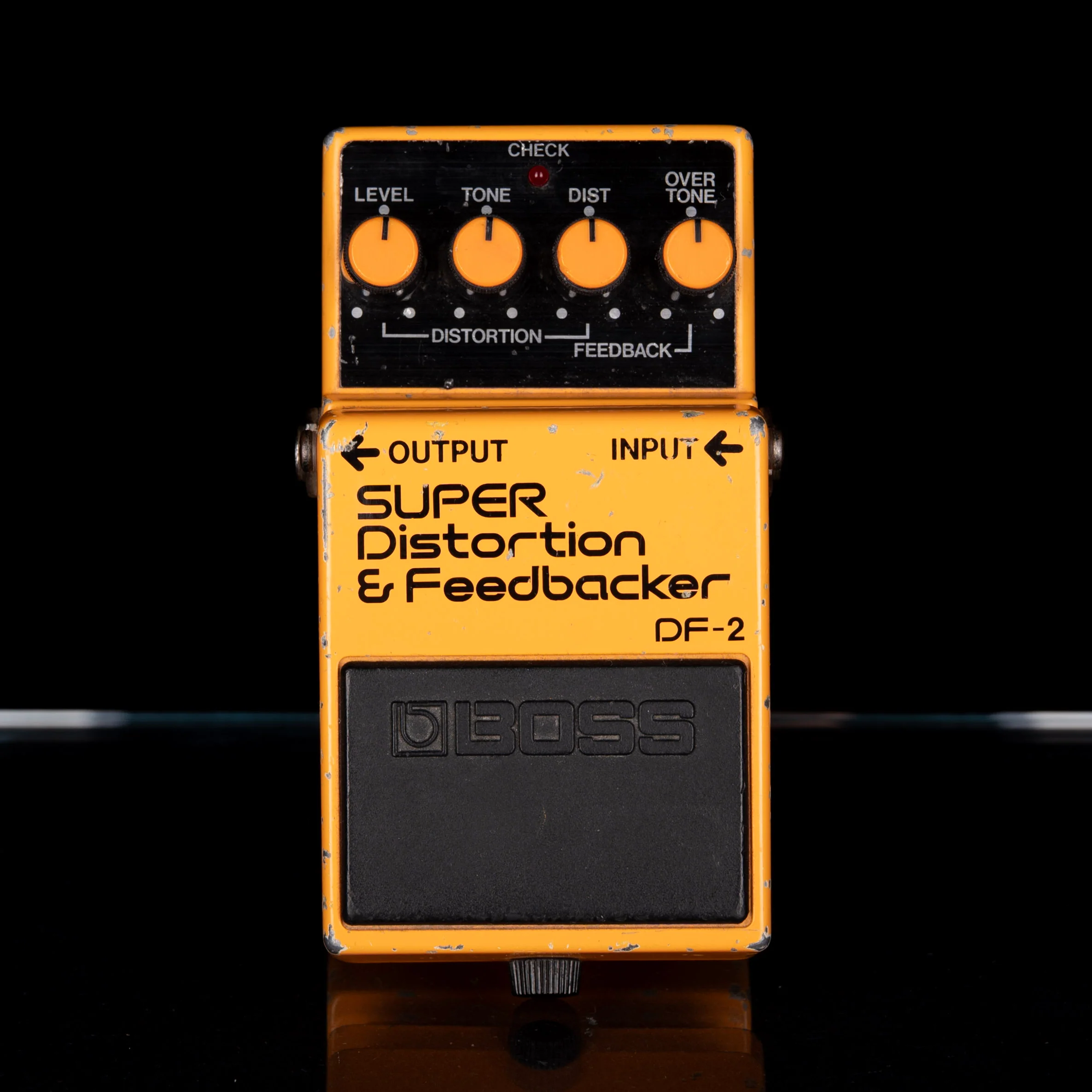 Used Boss DF-2 Super Distortion and Feedbacker Made in Japan Pedal