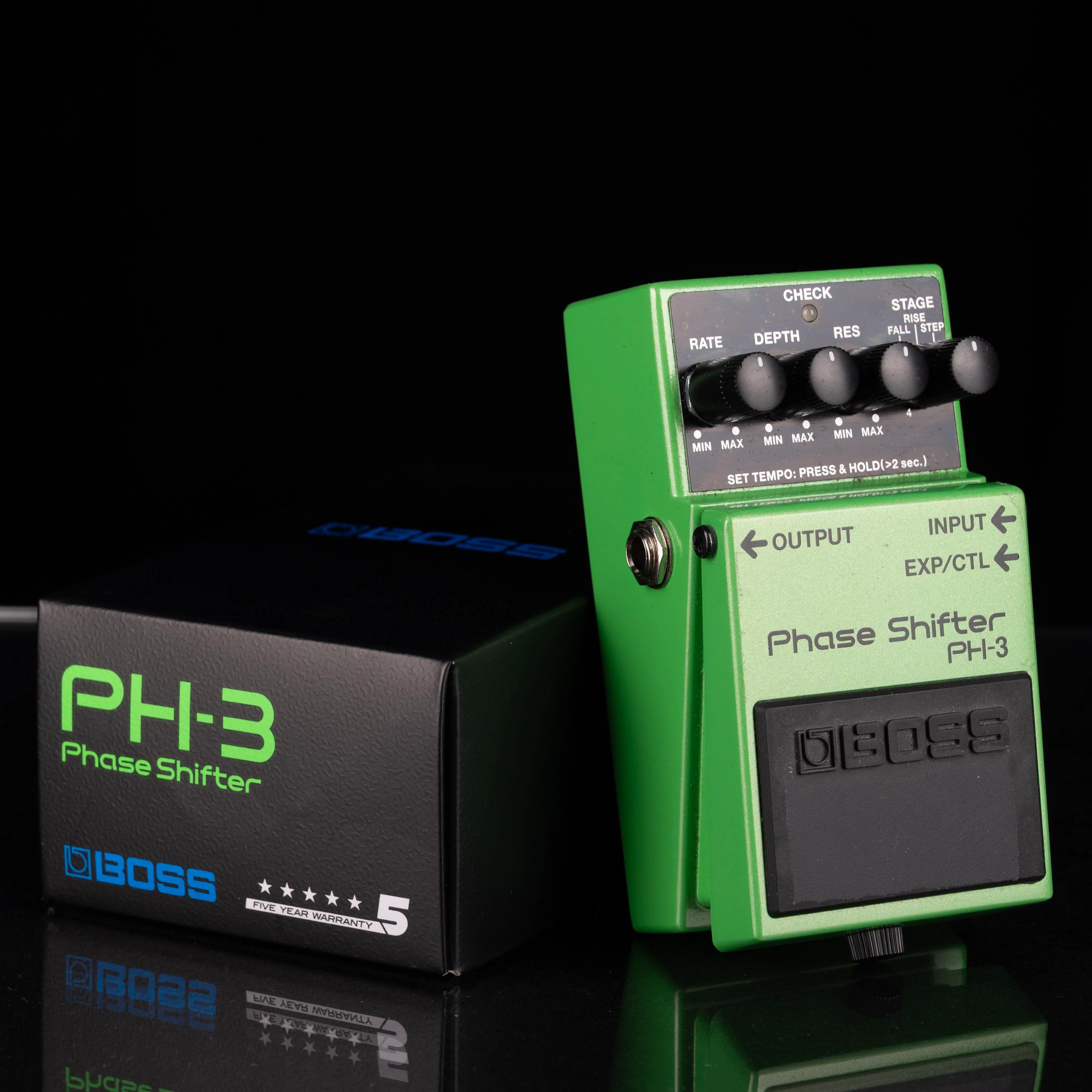 Used Boss PH-3 Phase Shifter with Box - 2
