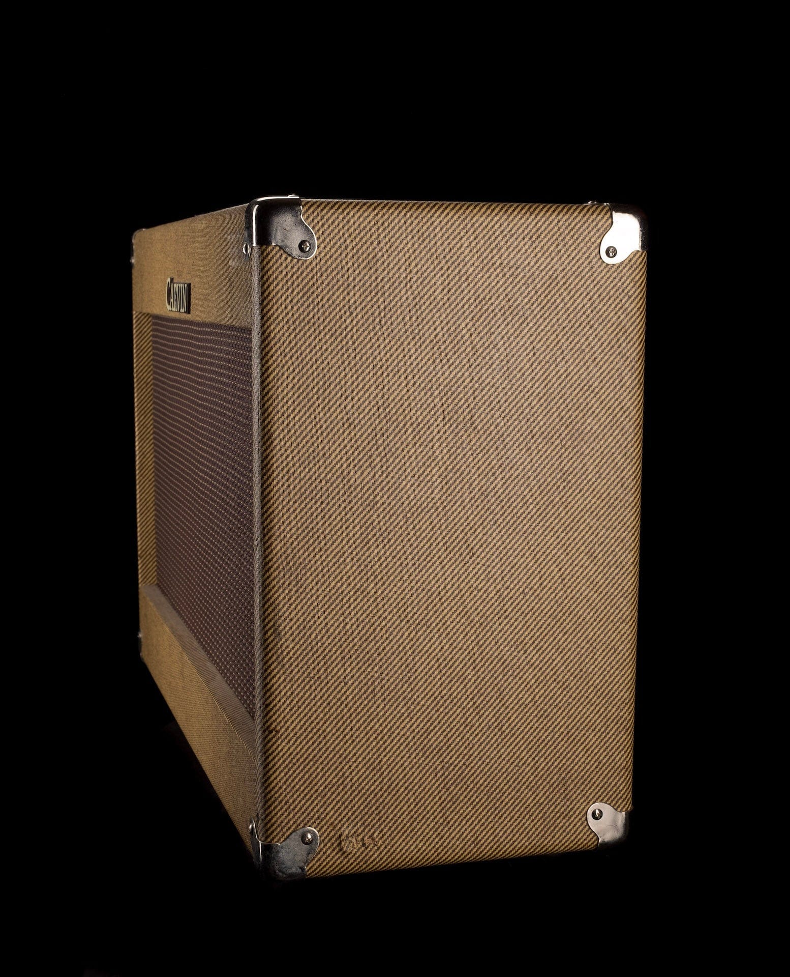 Used Carvin 2x12" Open Back Tweed Cabinet with Upgraded Speakers - Image 4